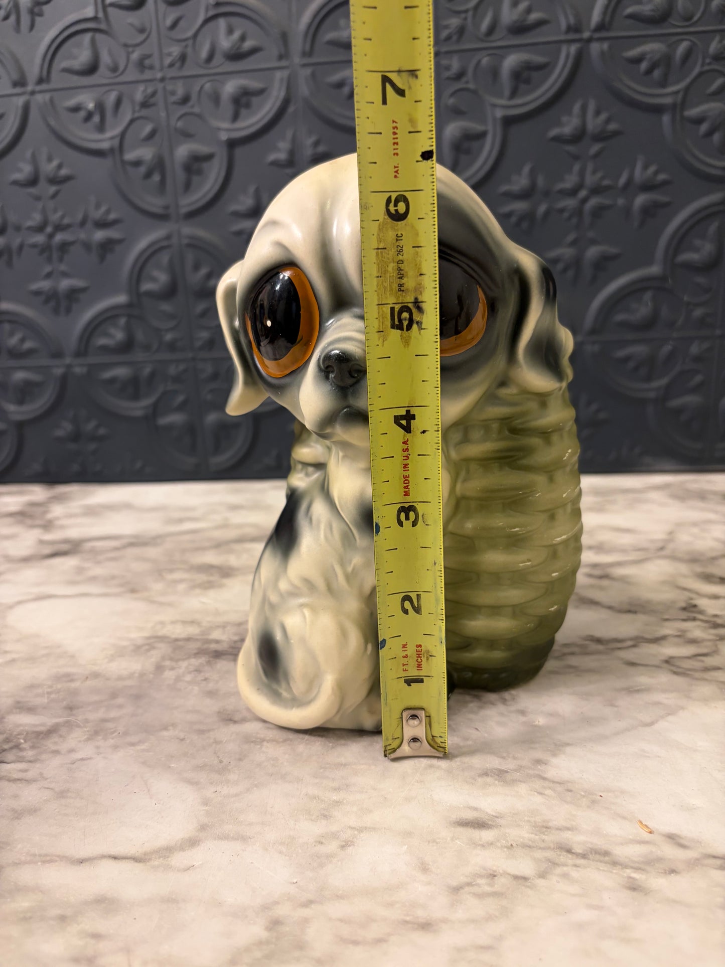 Enesco Big Eyed Dog Planter