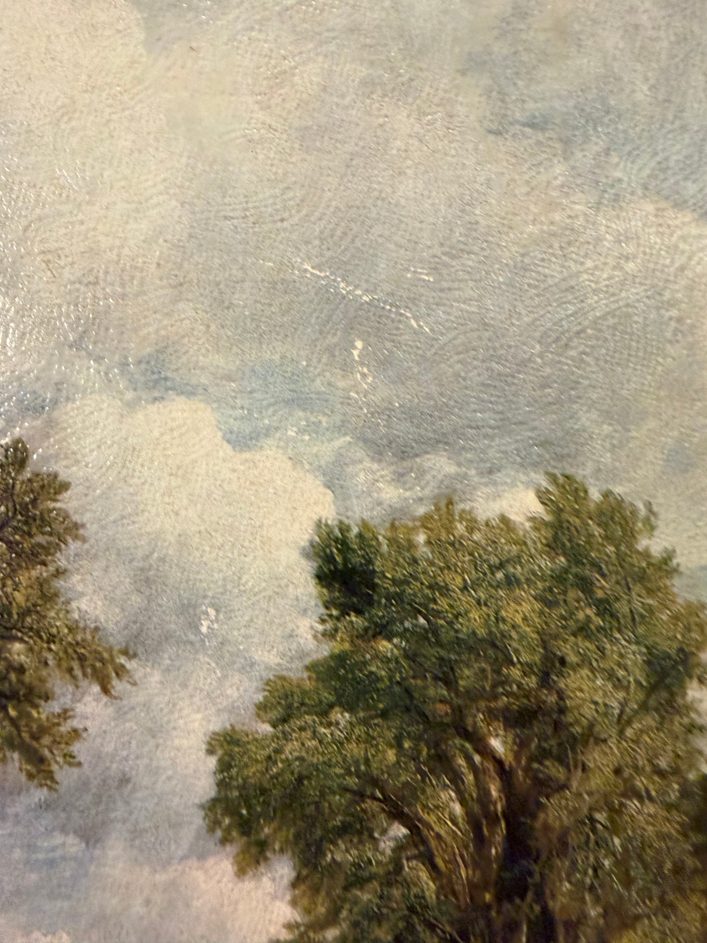 John Constable The Cornfield Print on Board Framed
