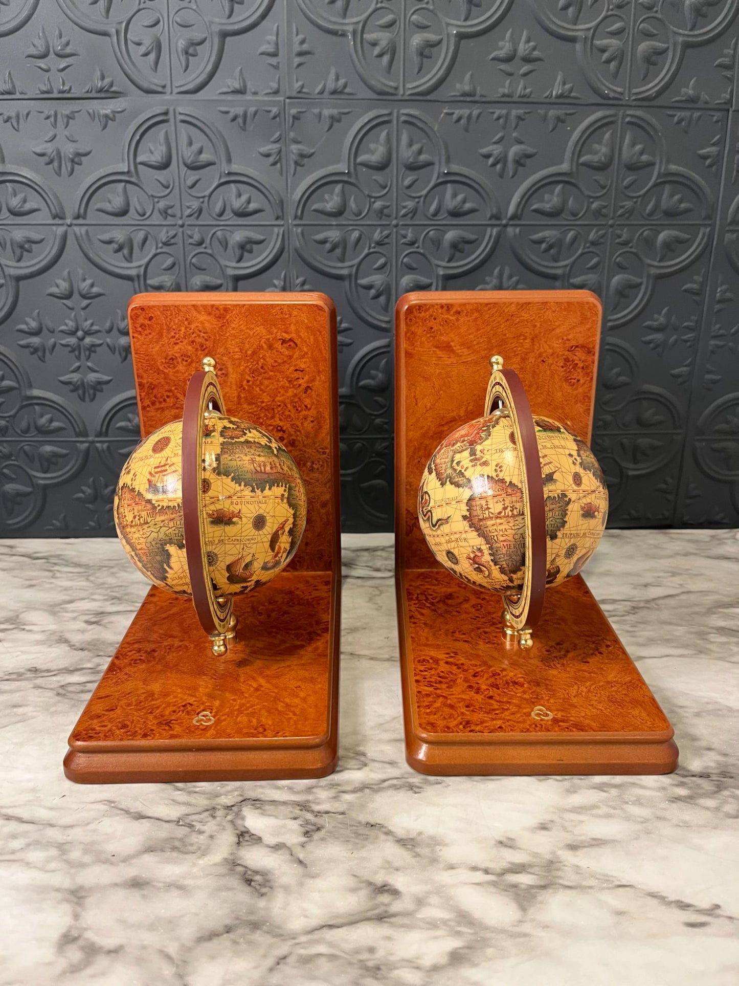 Globe Bookends