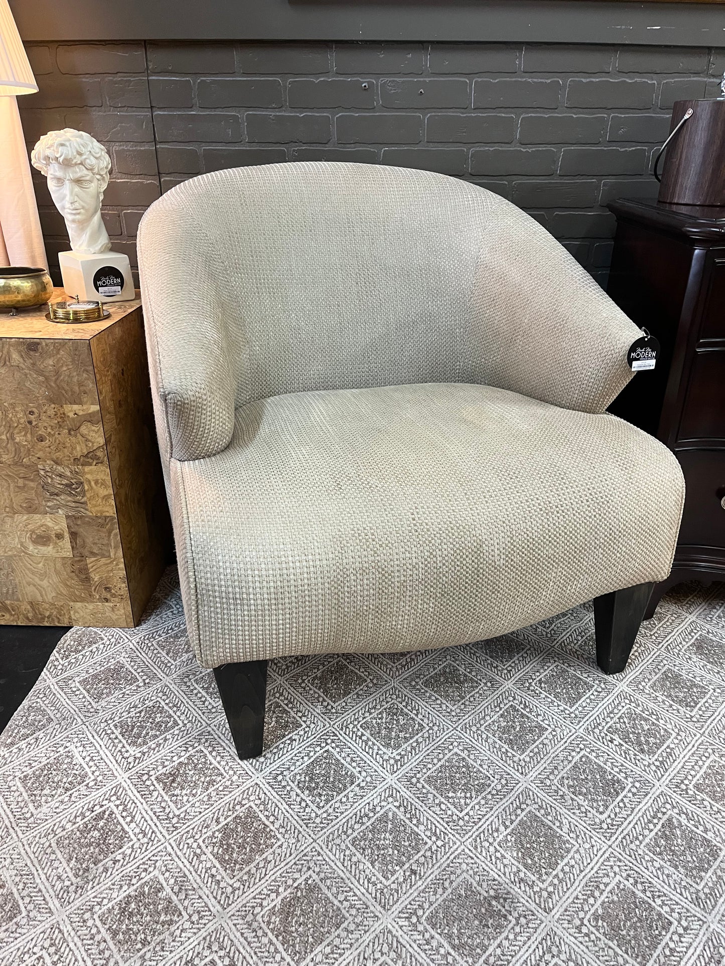 Oversized Tan Chair