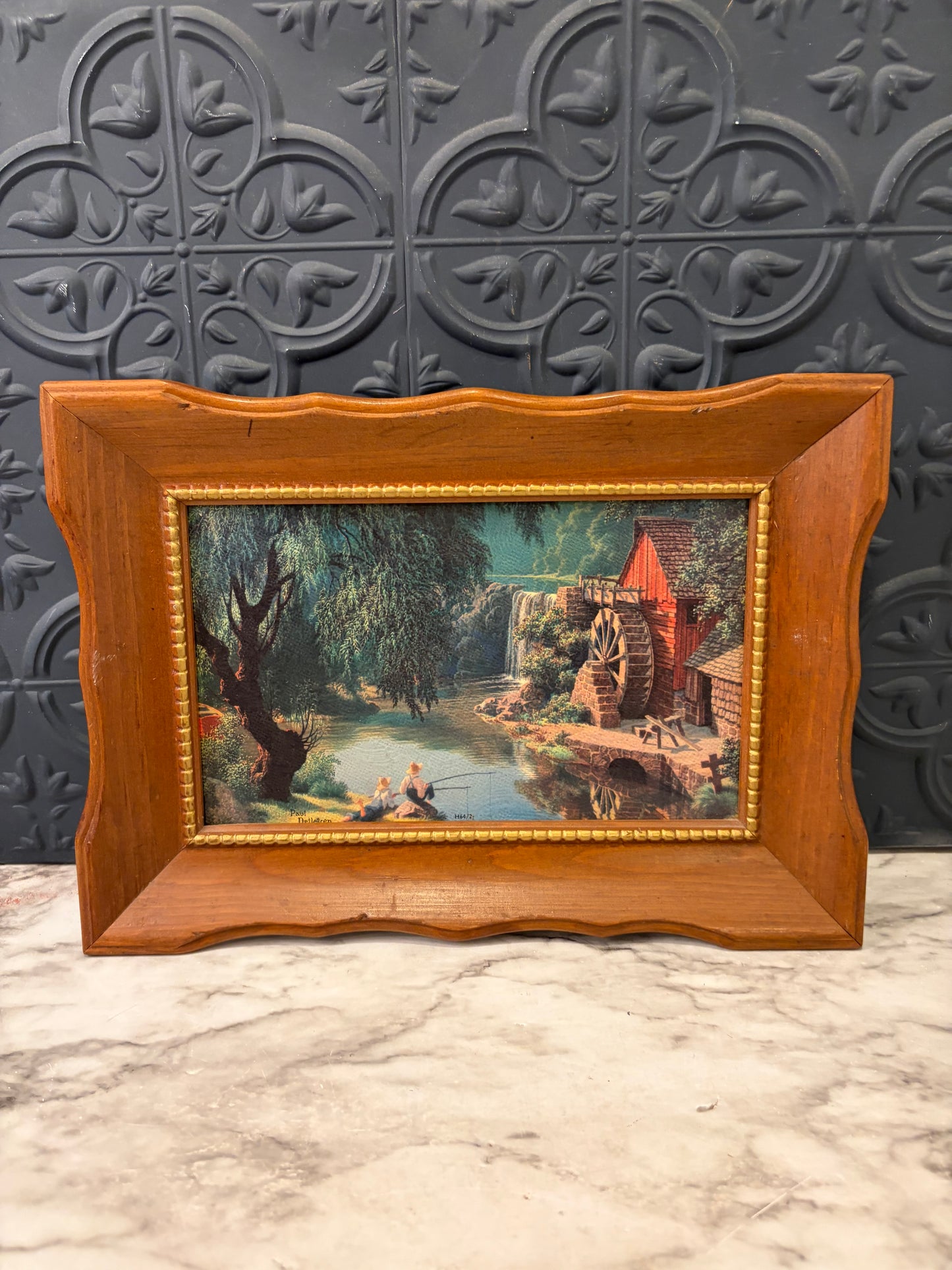 The Good Ol Days Textured Print Framed