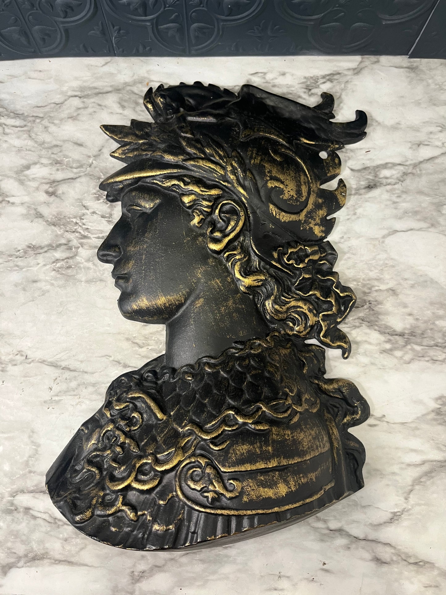 Metal Greek Perseus Wall decor