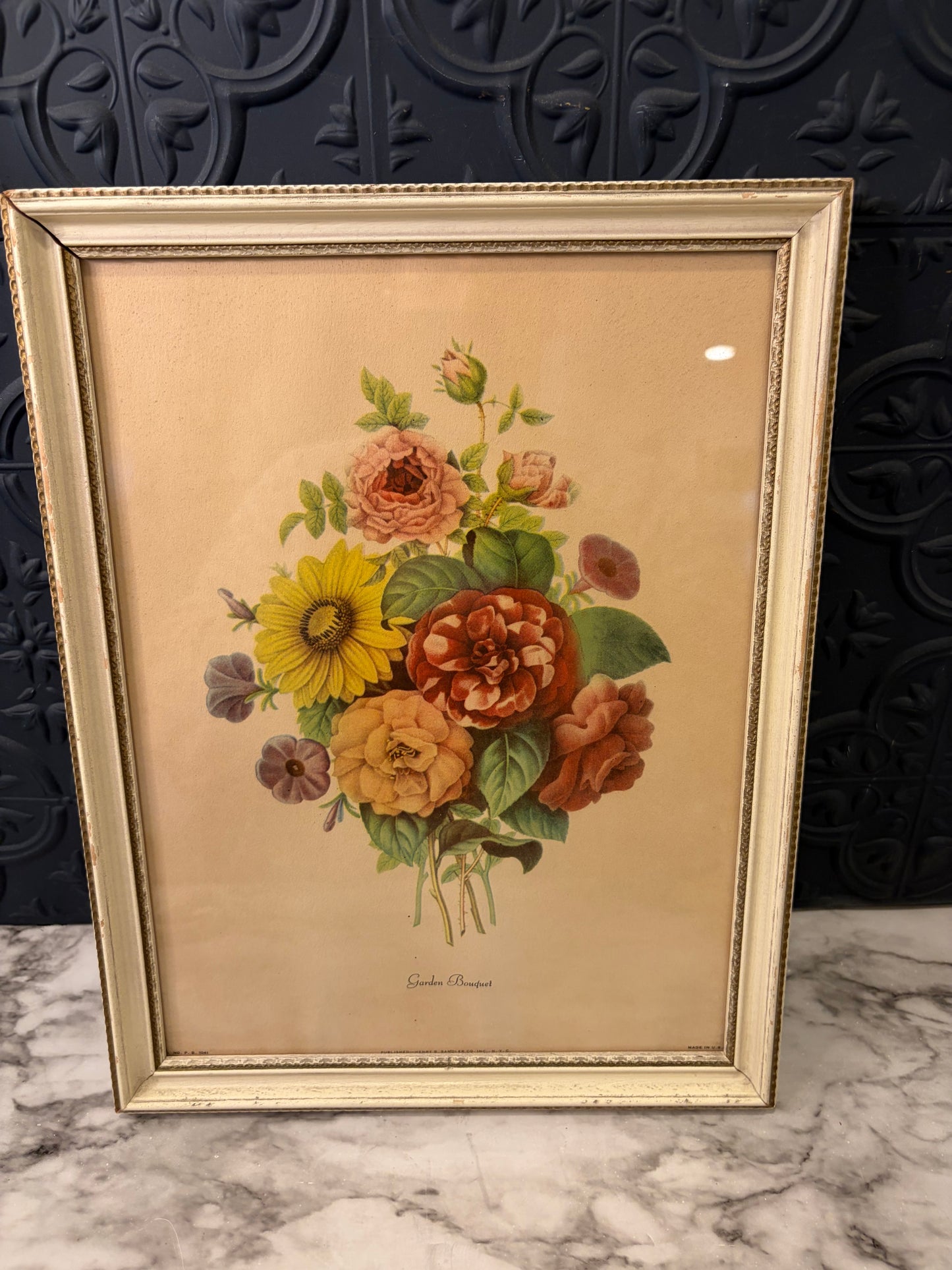 Garden Bouquet Prevost Print Framed