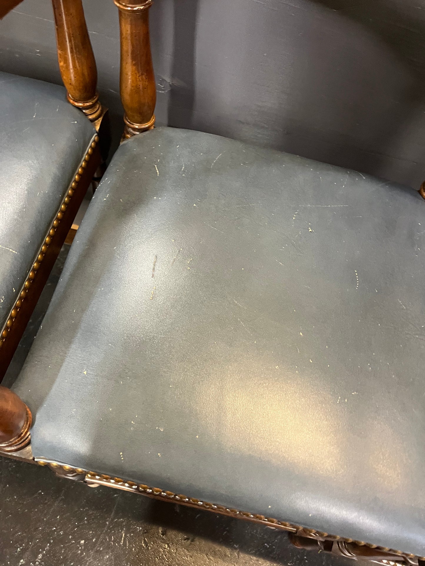 Vintage Teller Bar Stools Set of 4