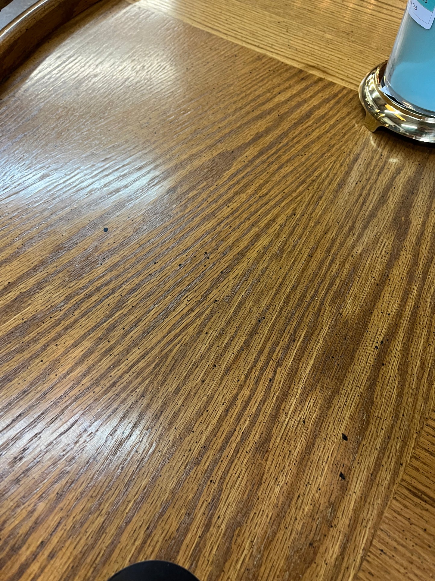 Round Oak Bentwood Coffee Table by Howard