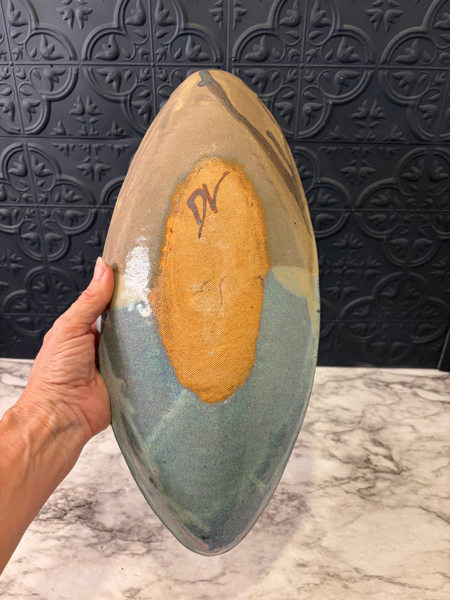Oblong Studio Pottery Ceramic Dish