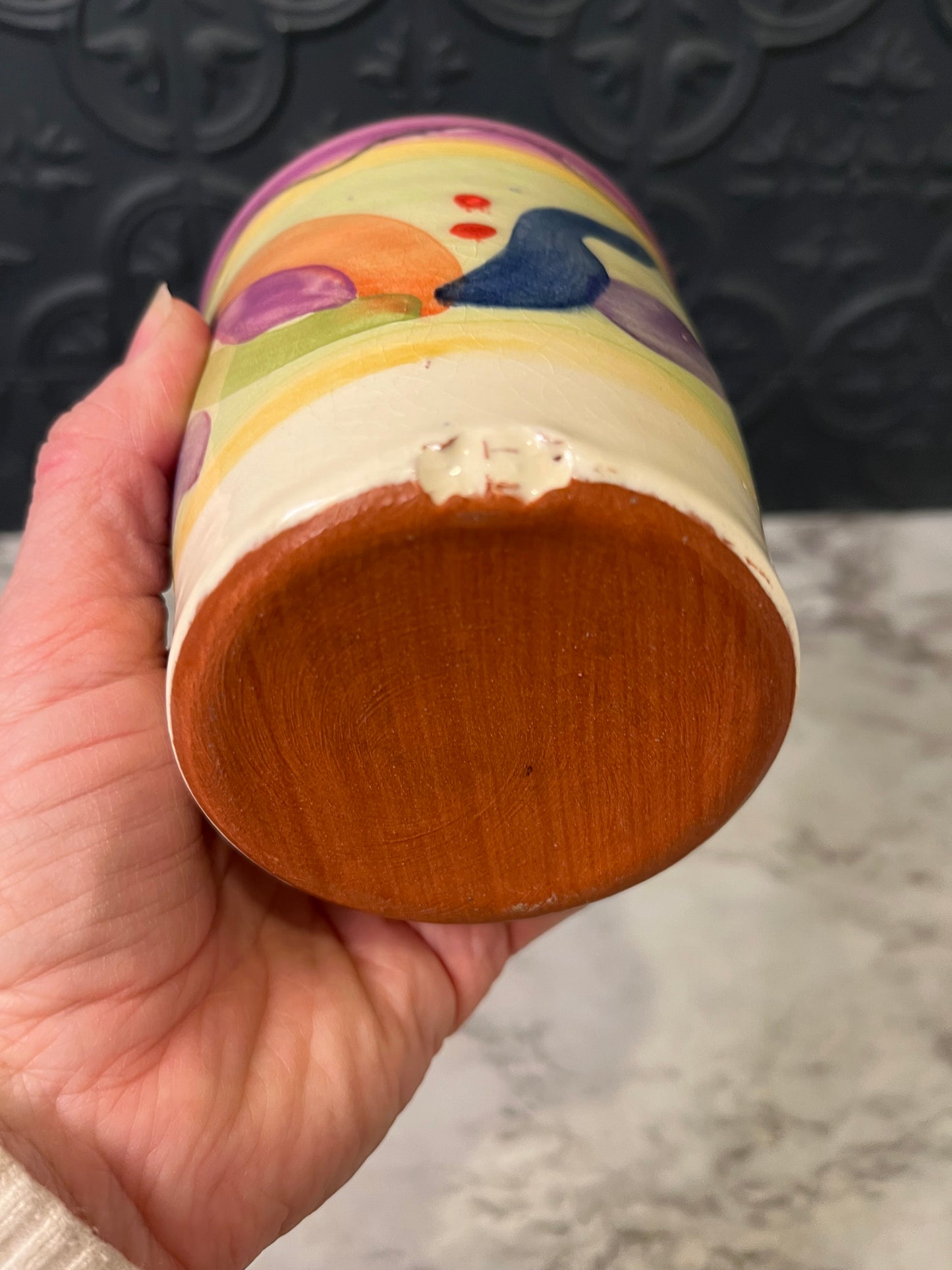 Hand Painted Ceramic Cup/Planter