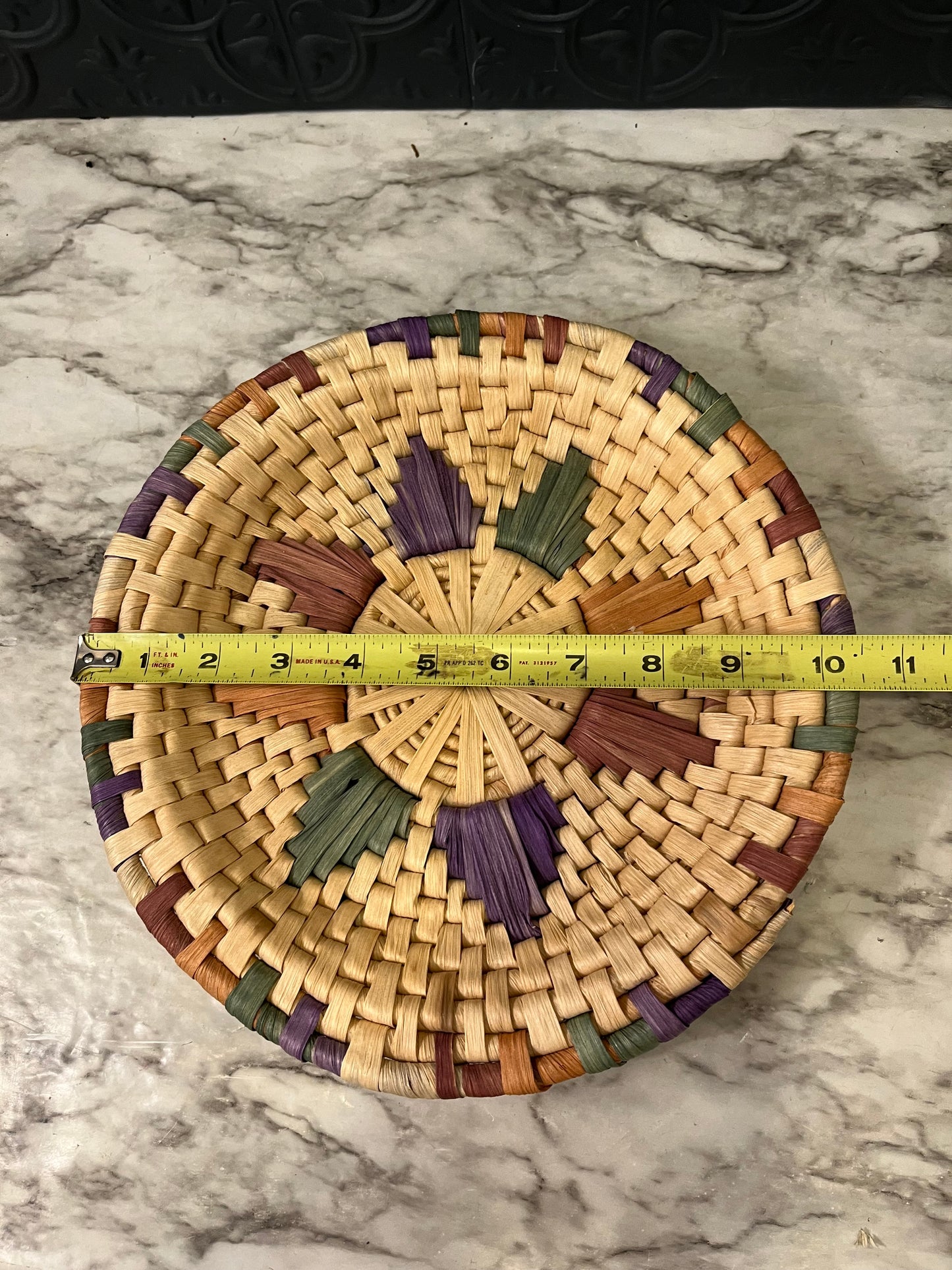 Small Decorative Basket pastel colors