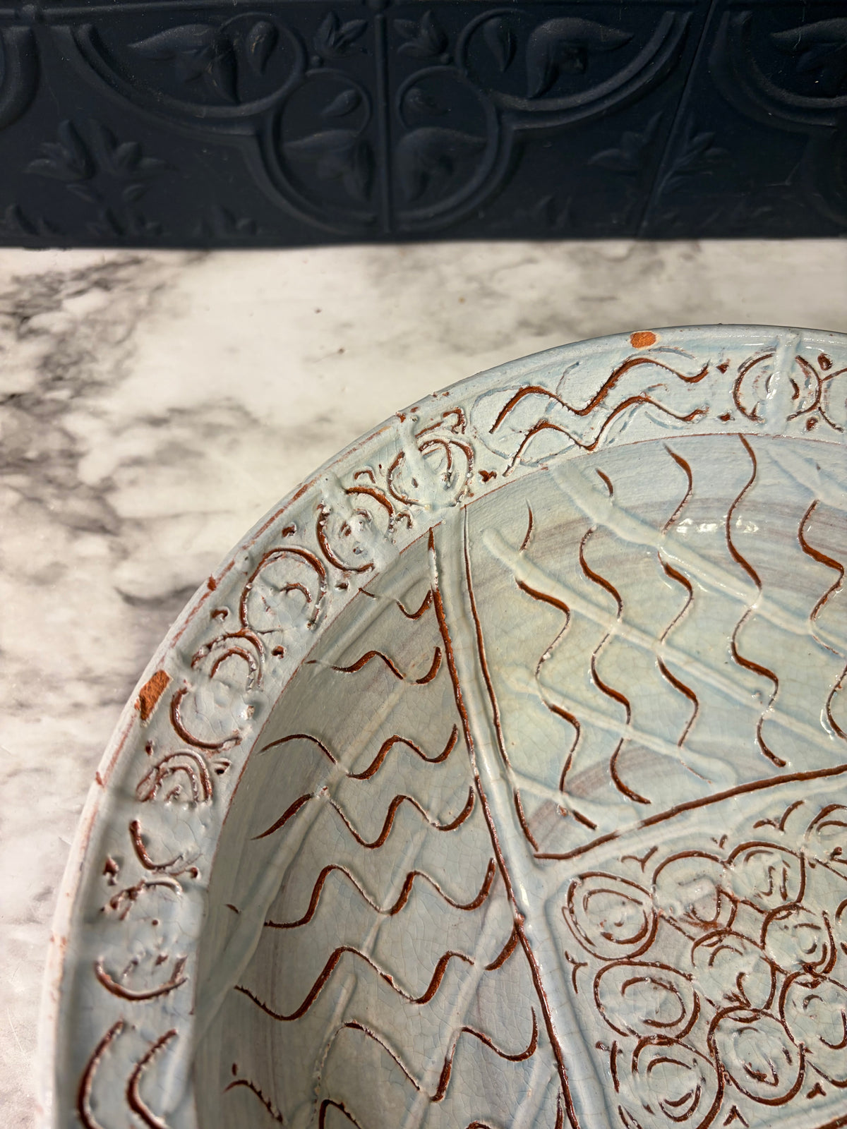 Studio Pottery with Square design