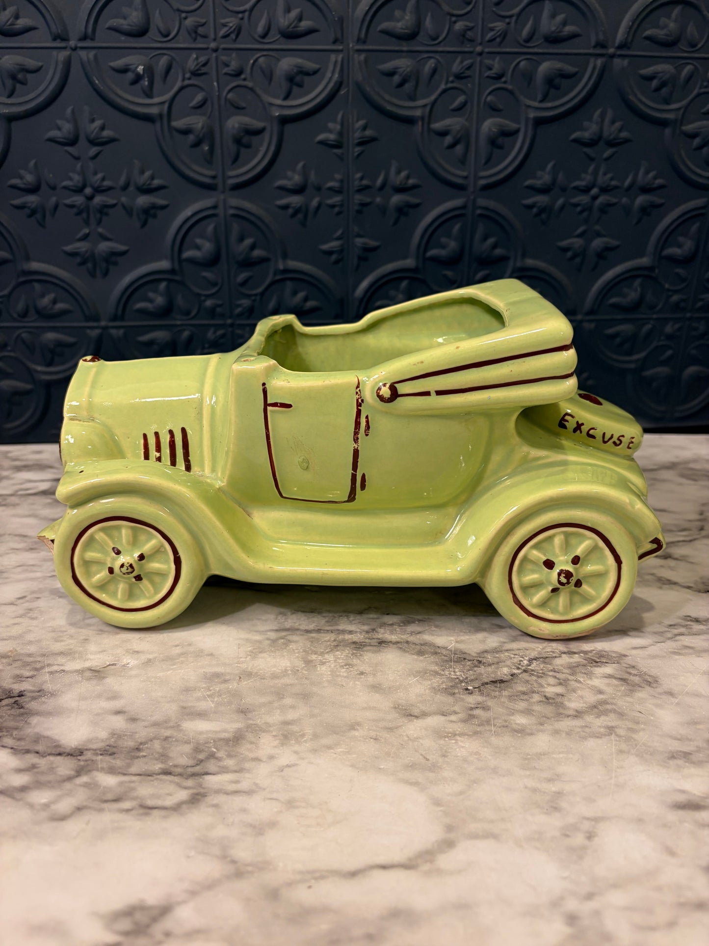 Green Convertible Planter AS IS