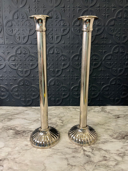 Aluminum Candle Holder 15" x 2