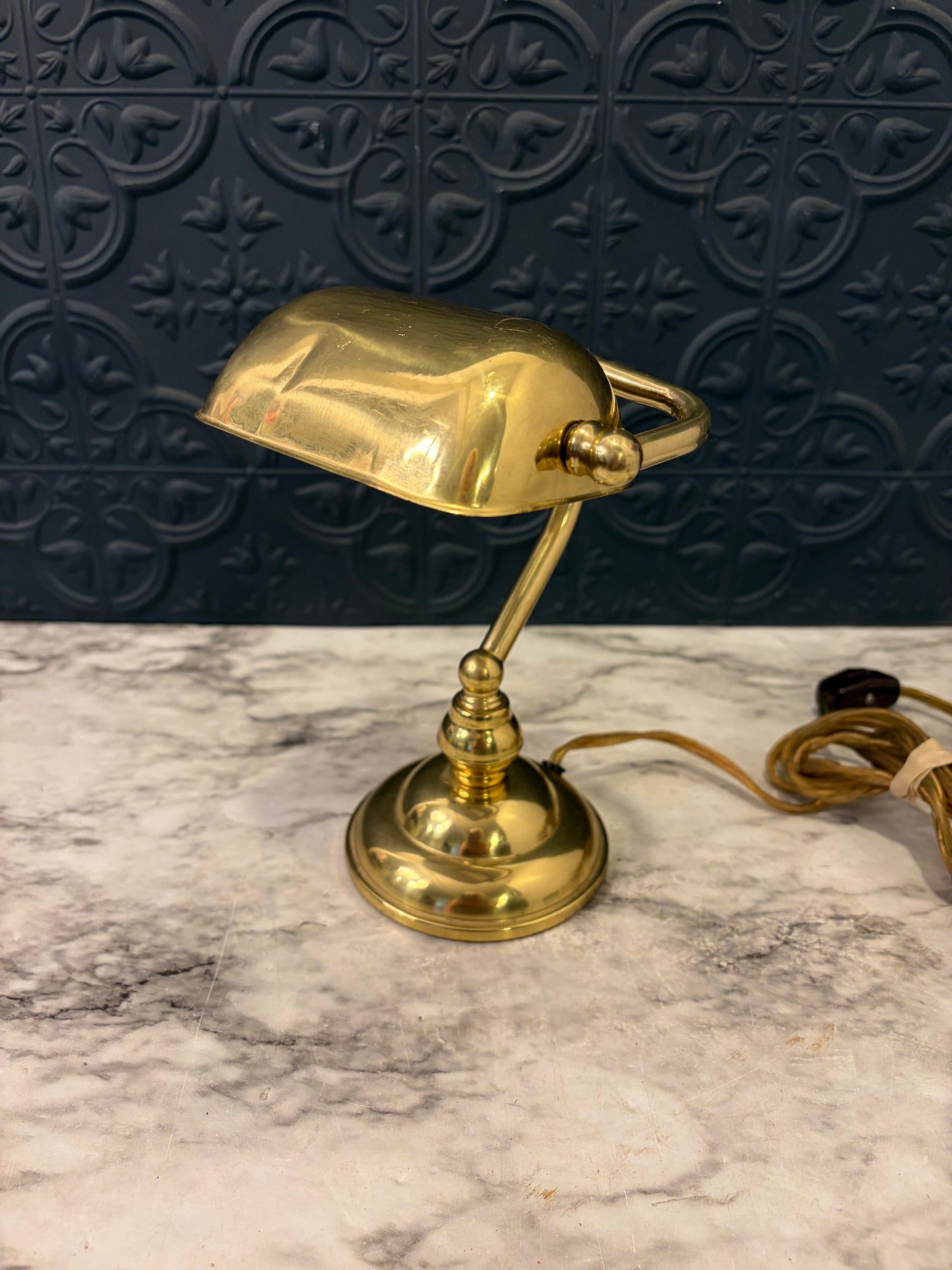 Mini Brass Piano Lamp