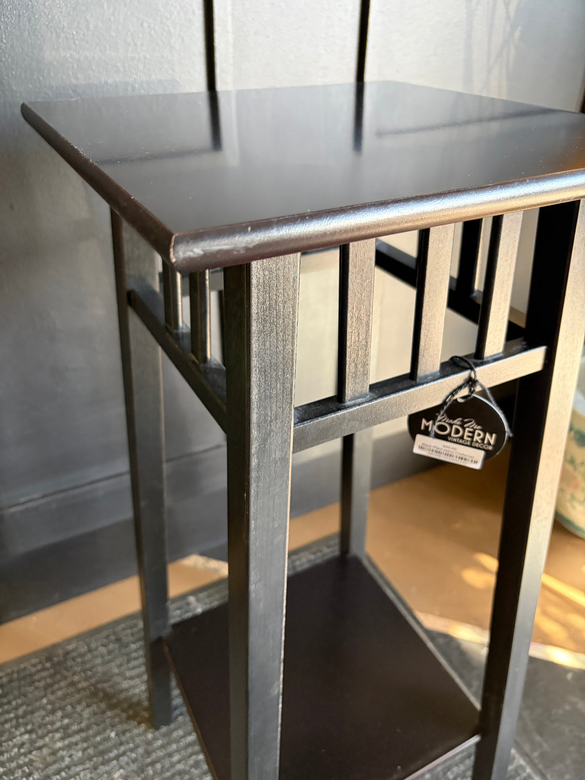 Black Plant stand Craftsman Style