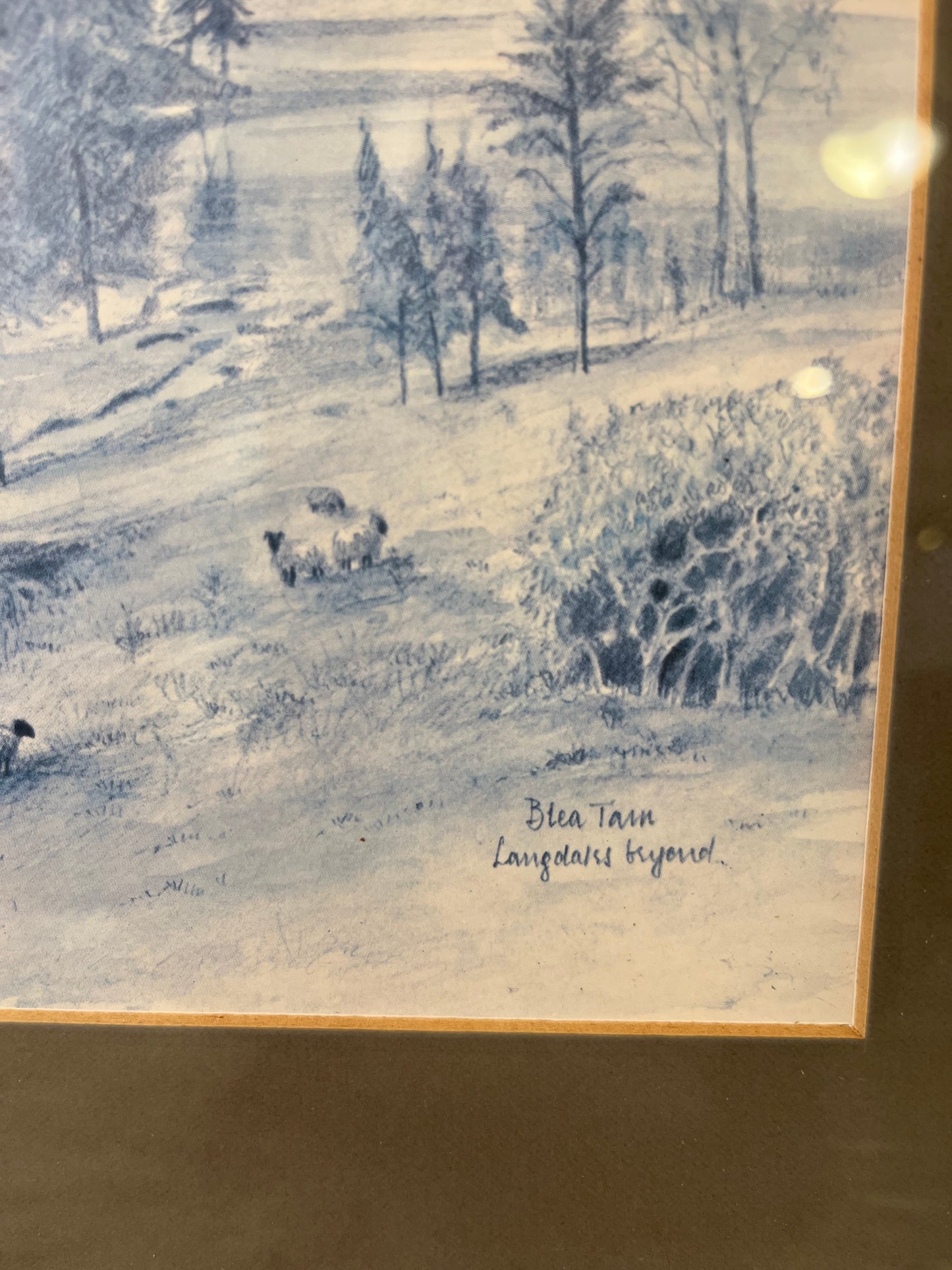 Original Drawing on Mountain Home with animals