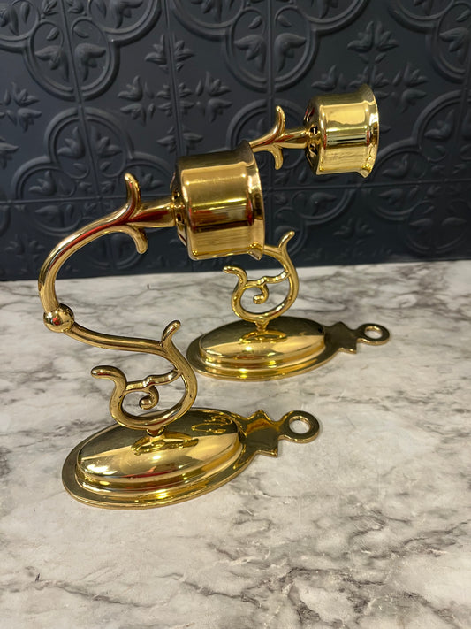 Oval Candle Wall Sconce x 2