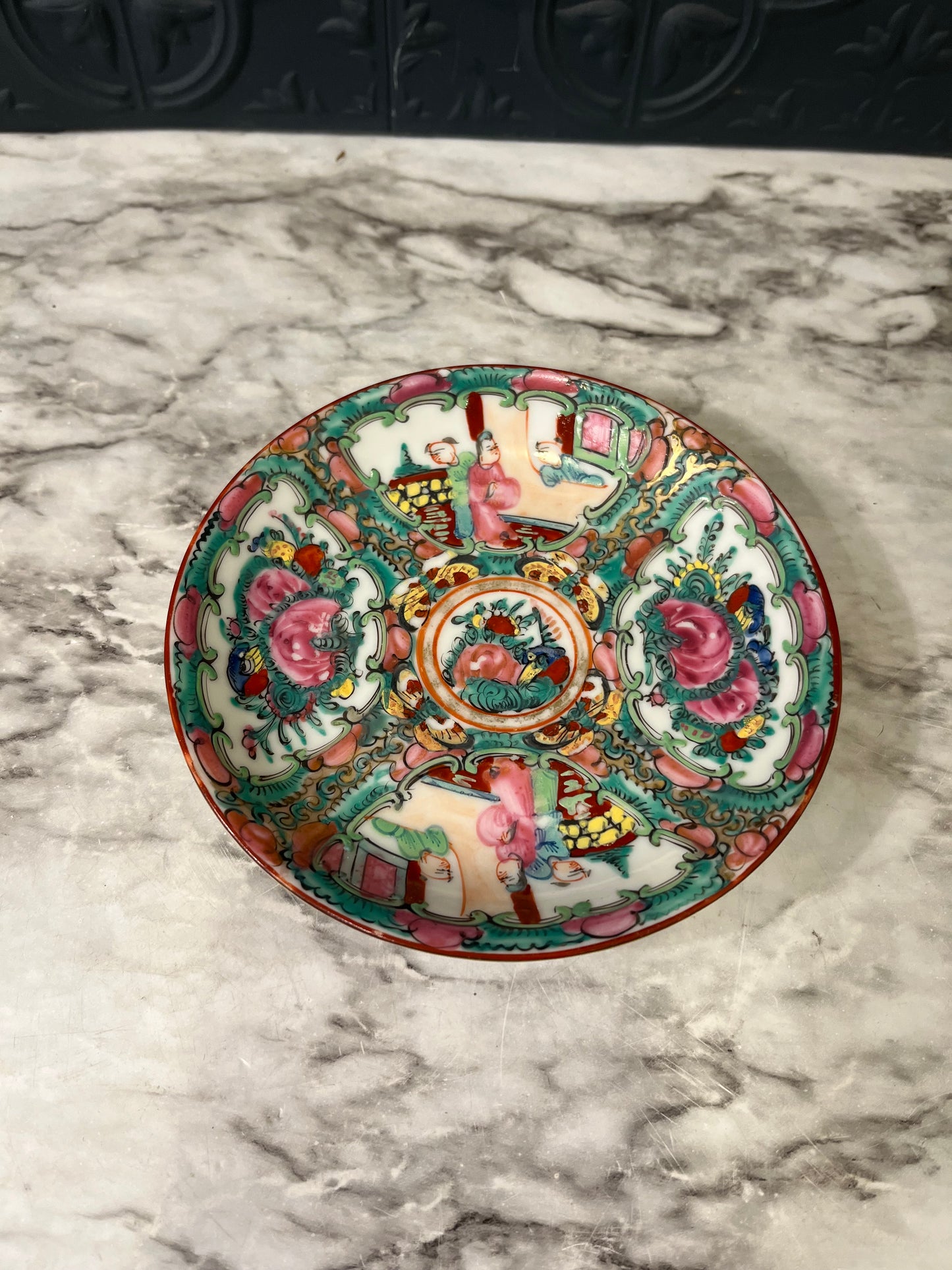 Handpainted Dish made in Hong Kong
