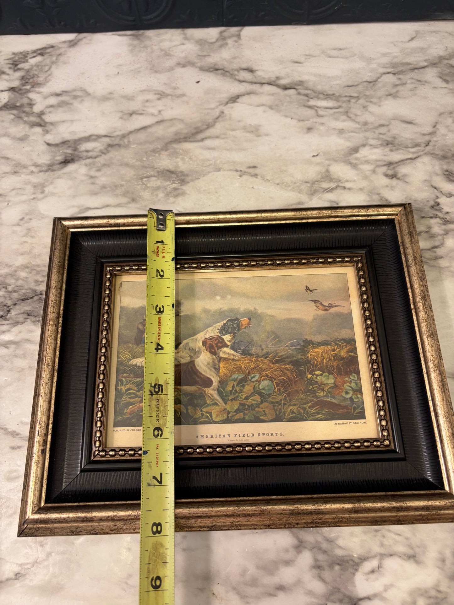 American Field Sports Print Framed