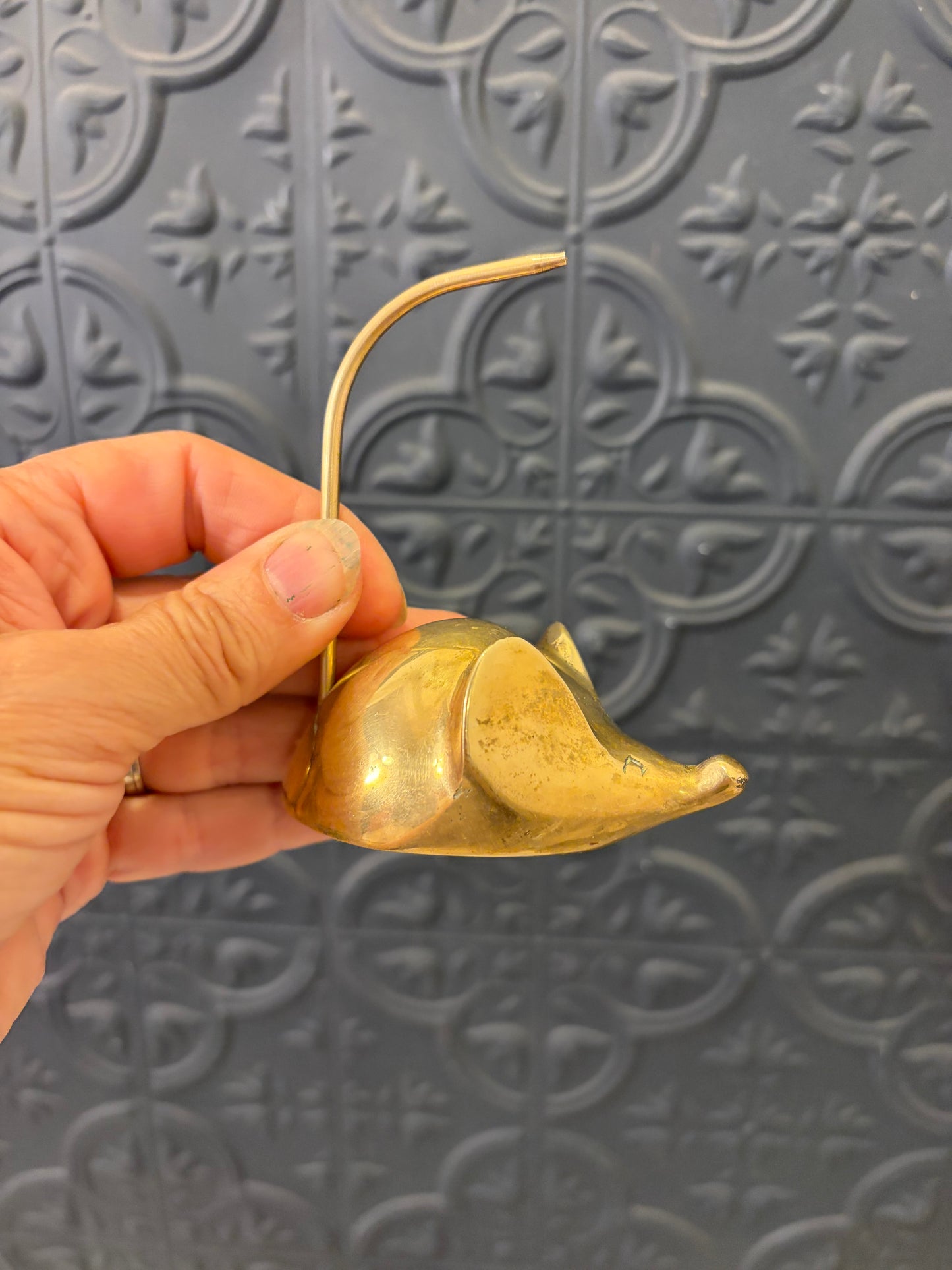 Brass Mouse 3.75"