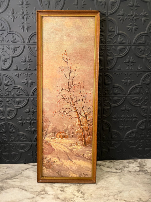 C Regan Framed Season Print Winter