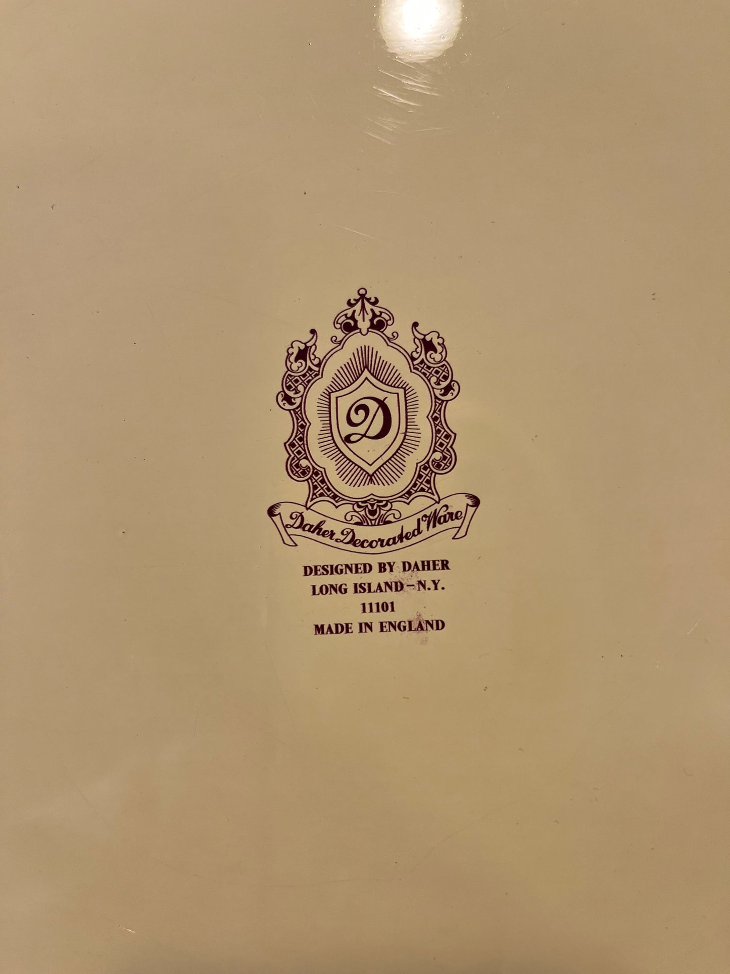 Daher Floral Tin Tray