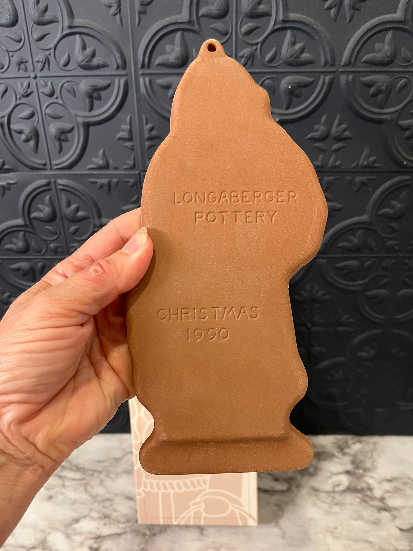 Longeberger Santa Pottery Mold