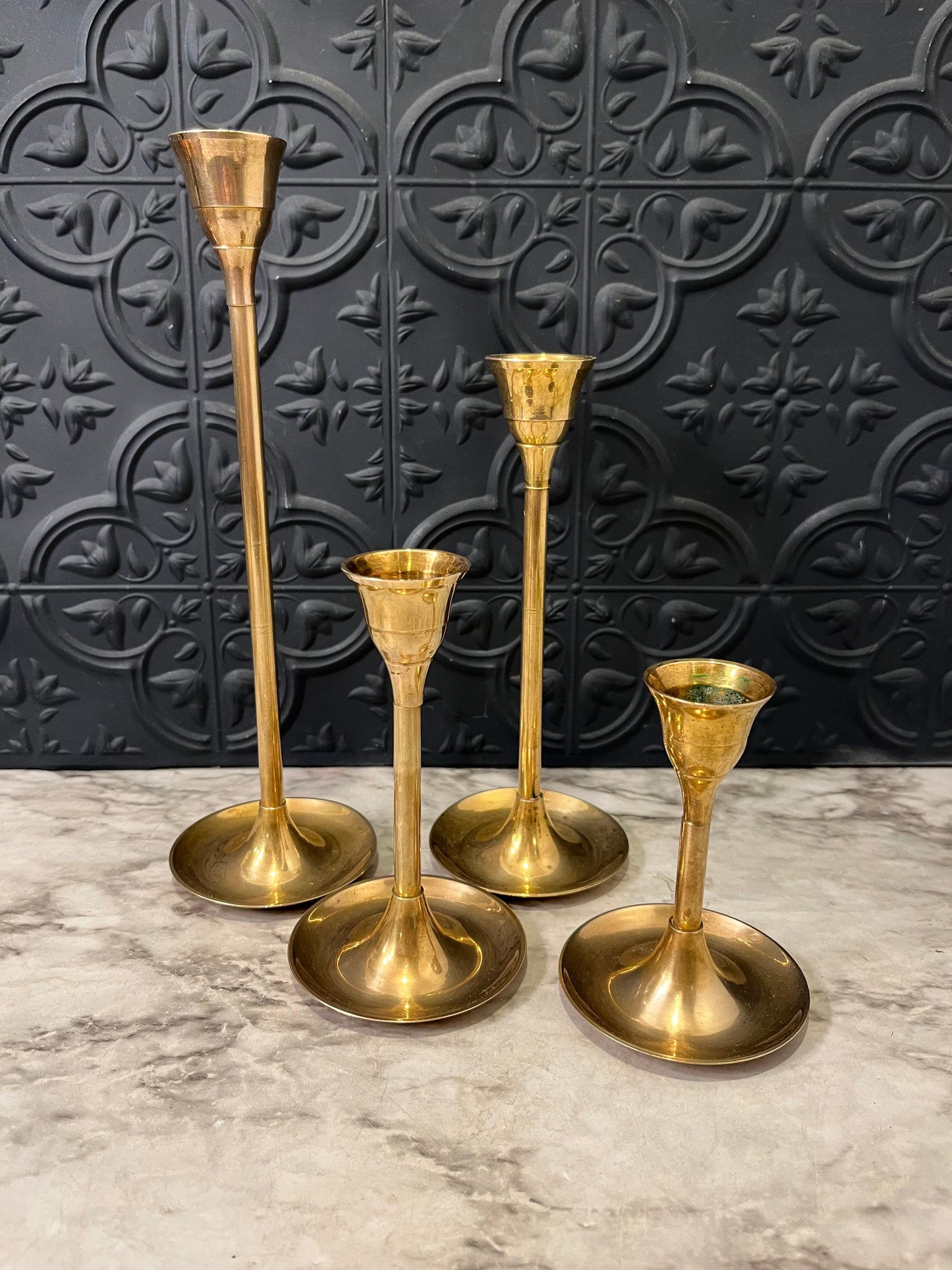Set of 4 Skinny Candle Holders