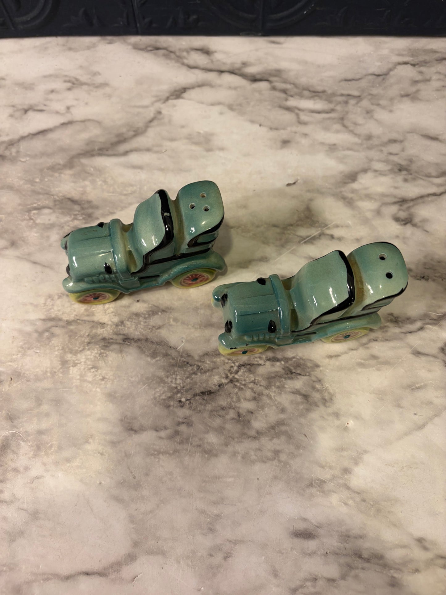 Vintage Car Salt and Pepper