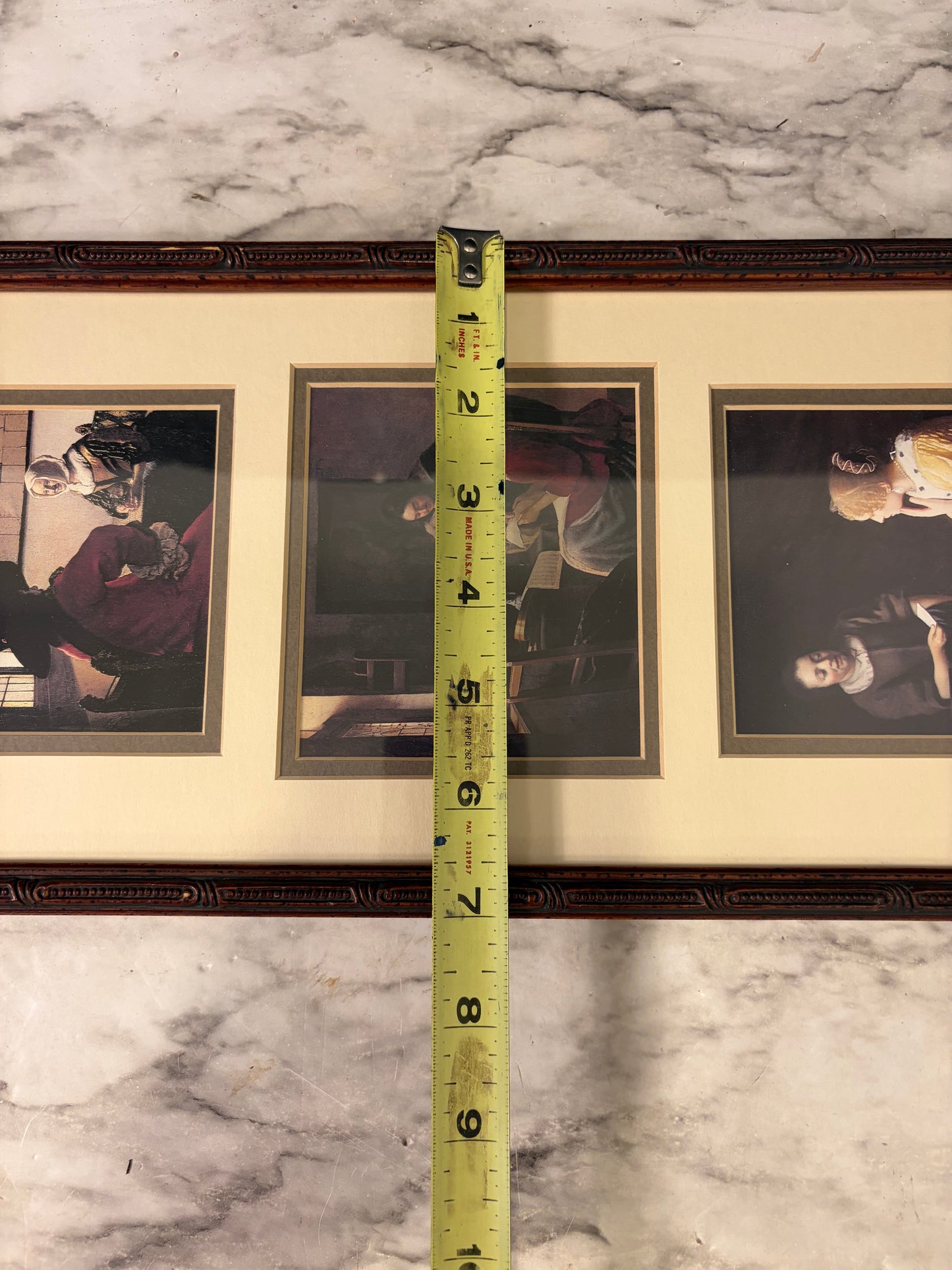 Johannes Vermeer Prints framed Triple