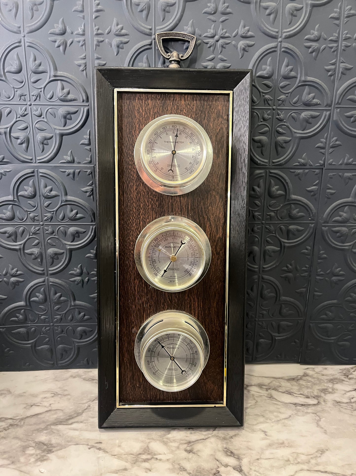 Weather Station by Springfield Faux Wood