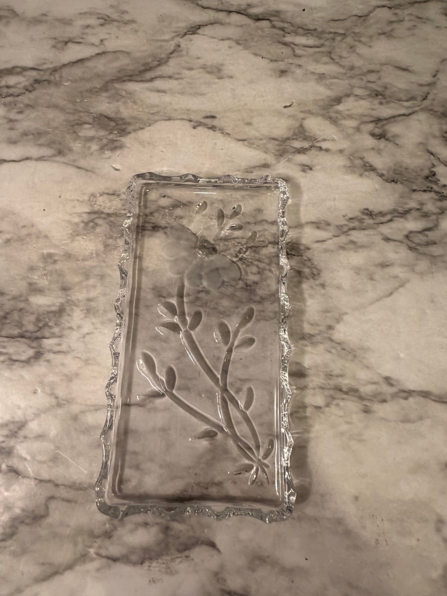 Rectangle Glass Plate Princess House
