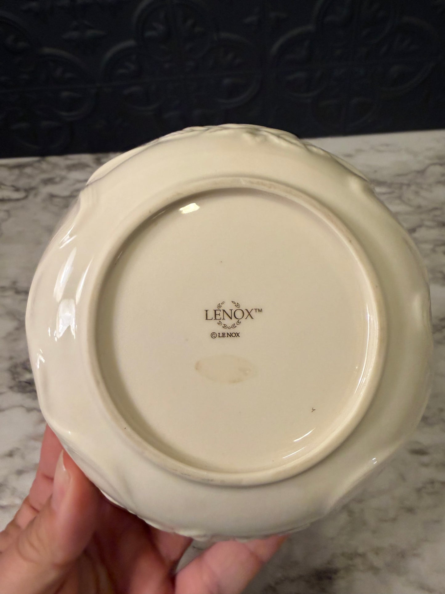 Lenox Bowl with Rose Relief 5.5"