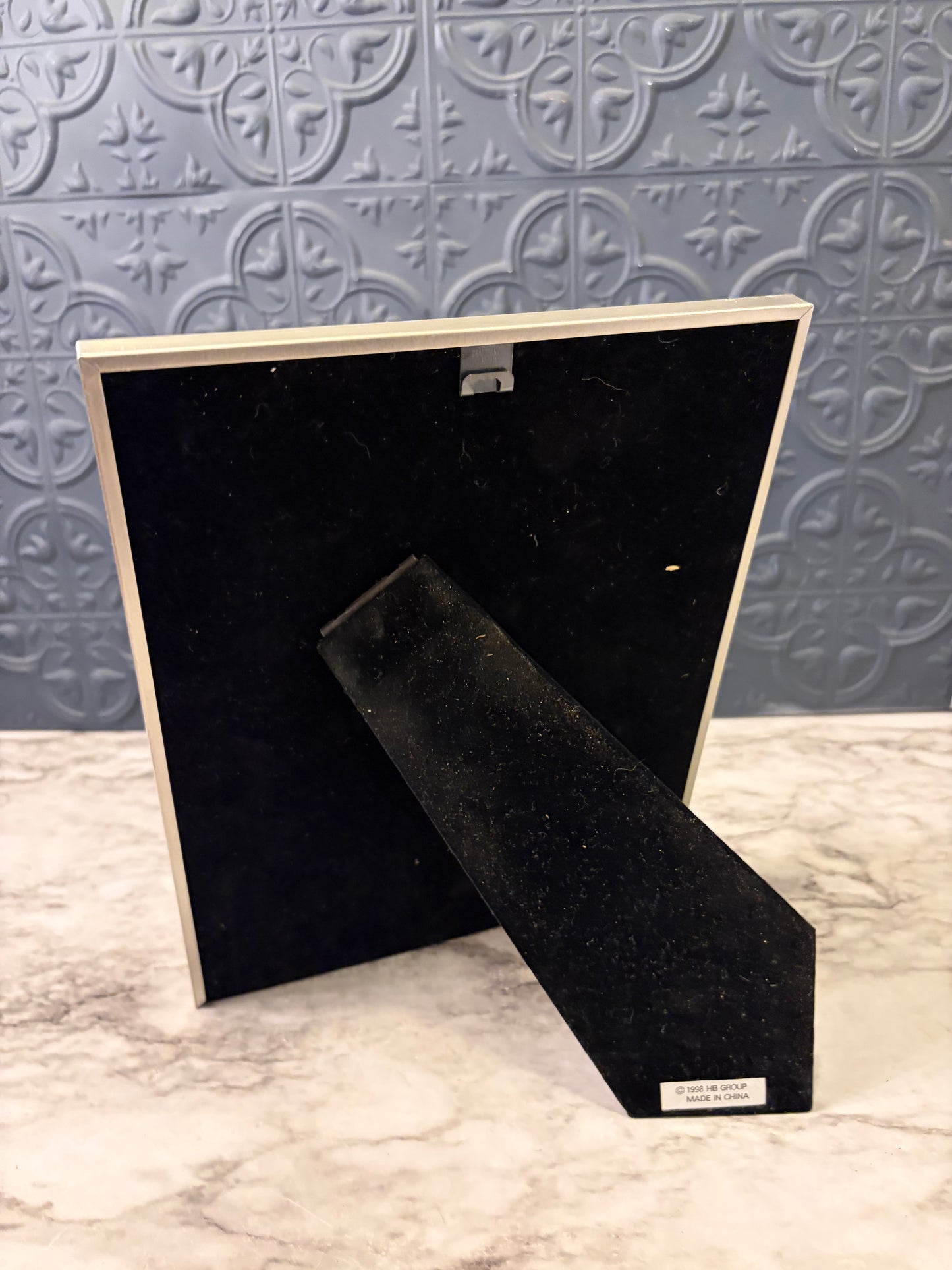 Burnes Pewter Color Frame with Relief