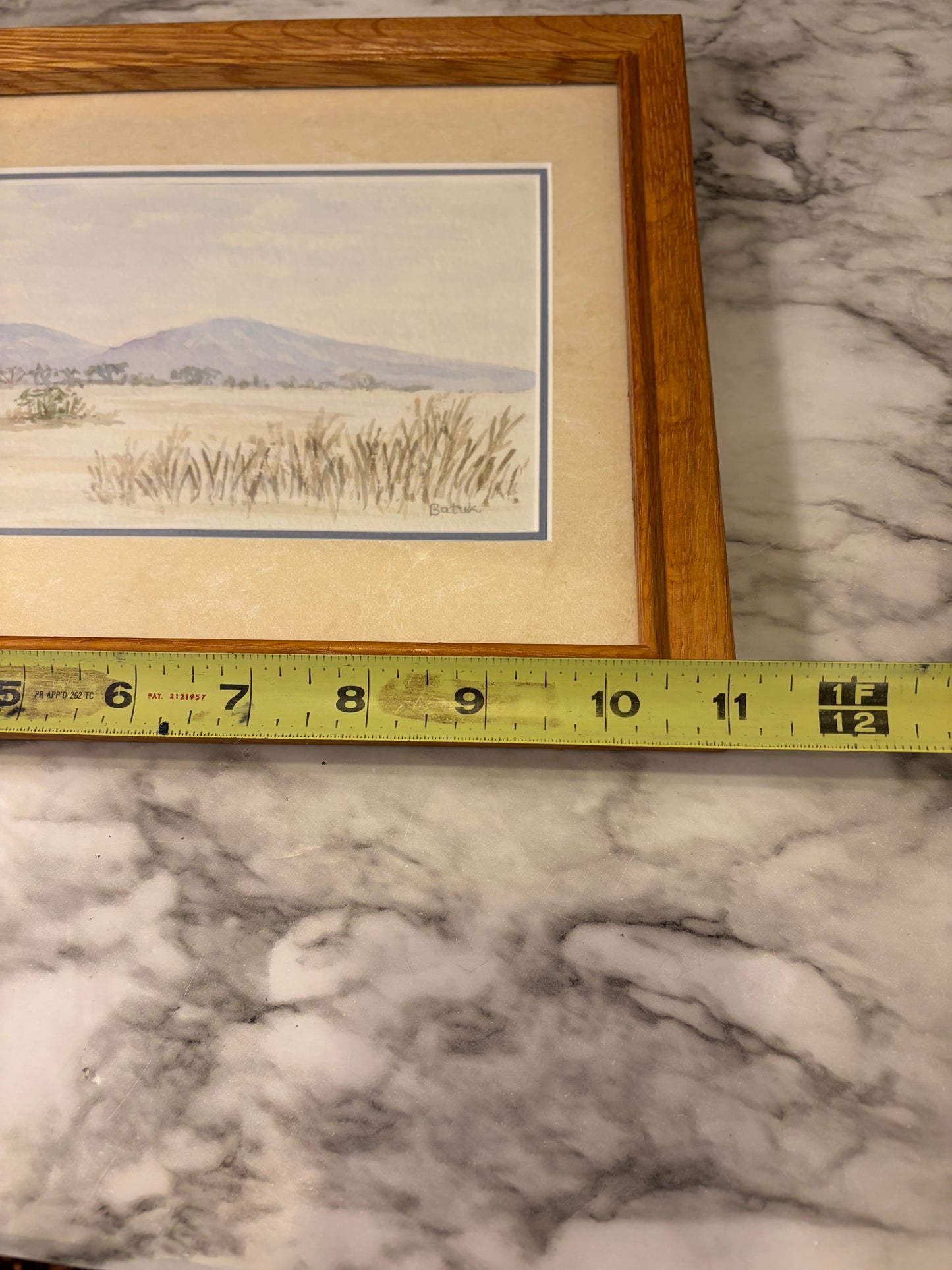 Original Watercolor by Bautk of Desert