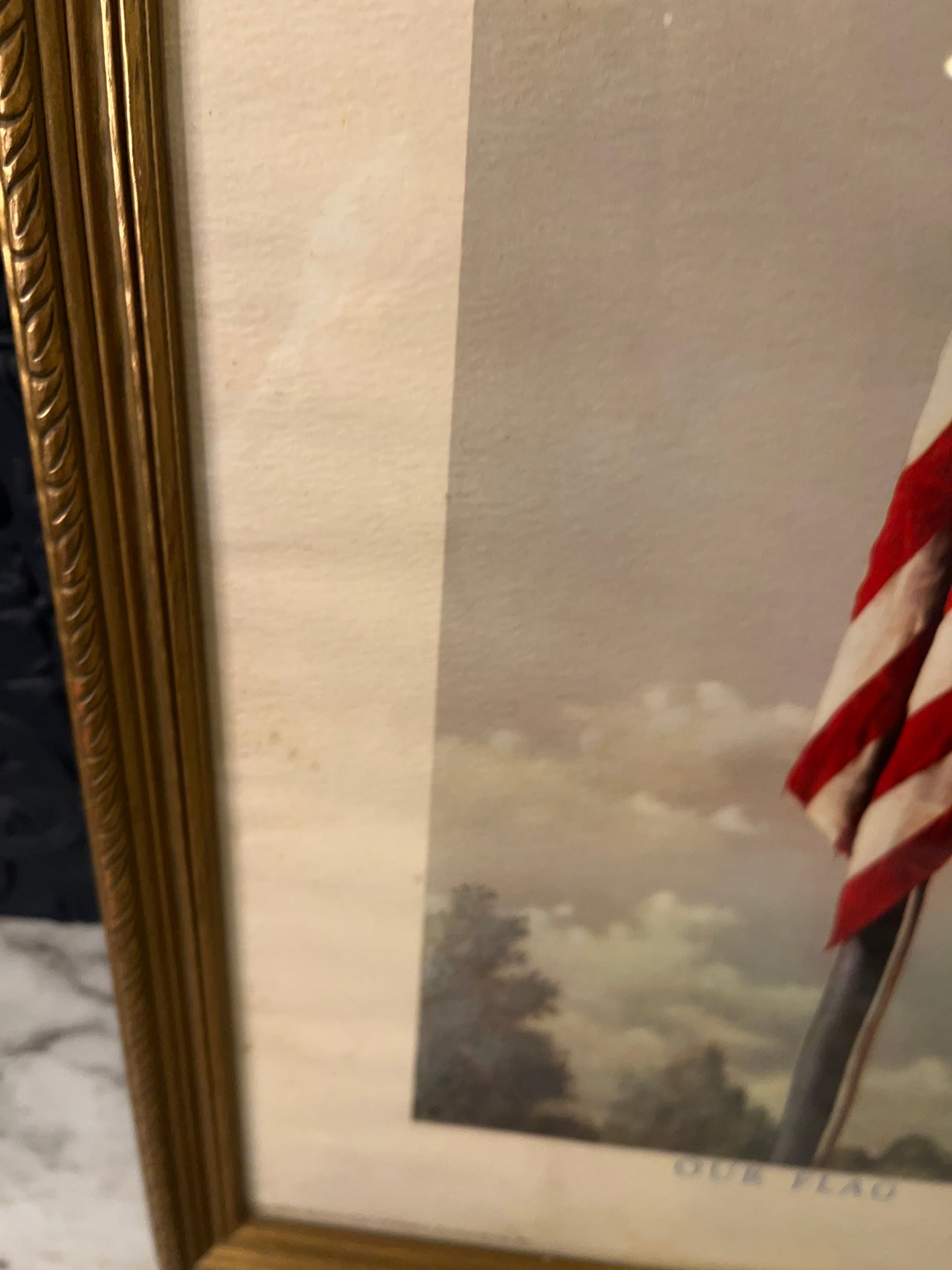 Print of Our Flag by Fred Tripp