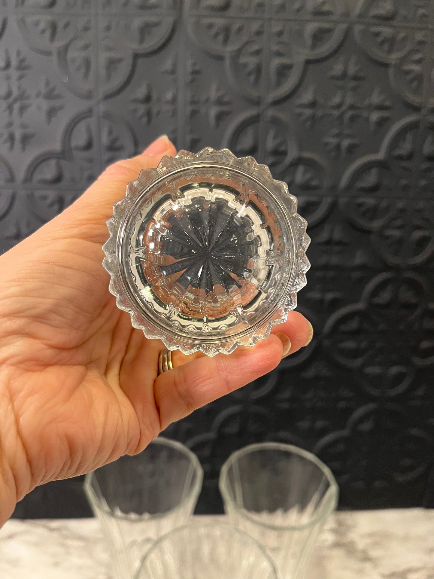 Cristal D'arques Durand Victoria Glasses x 4