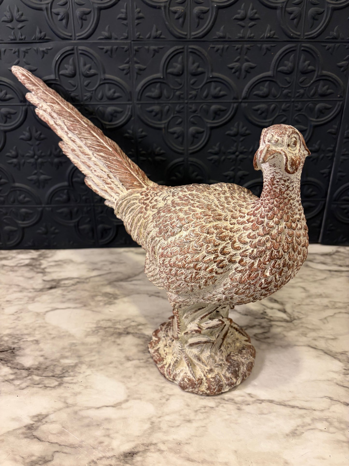 Large Resin Pheasant Figure
