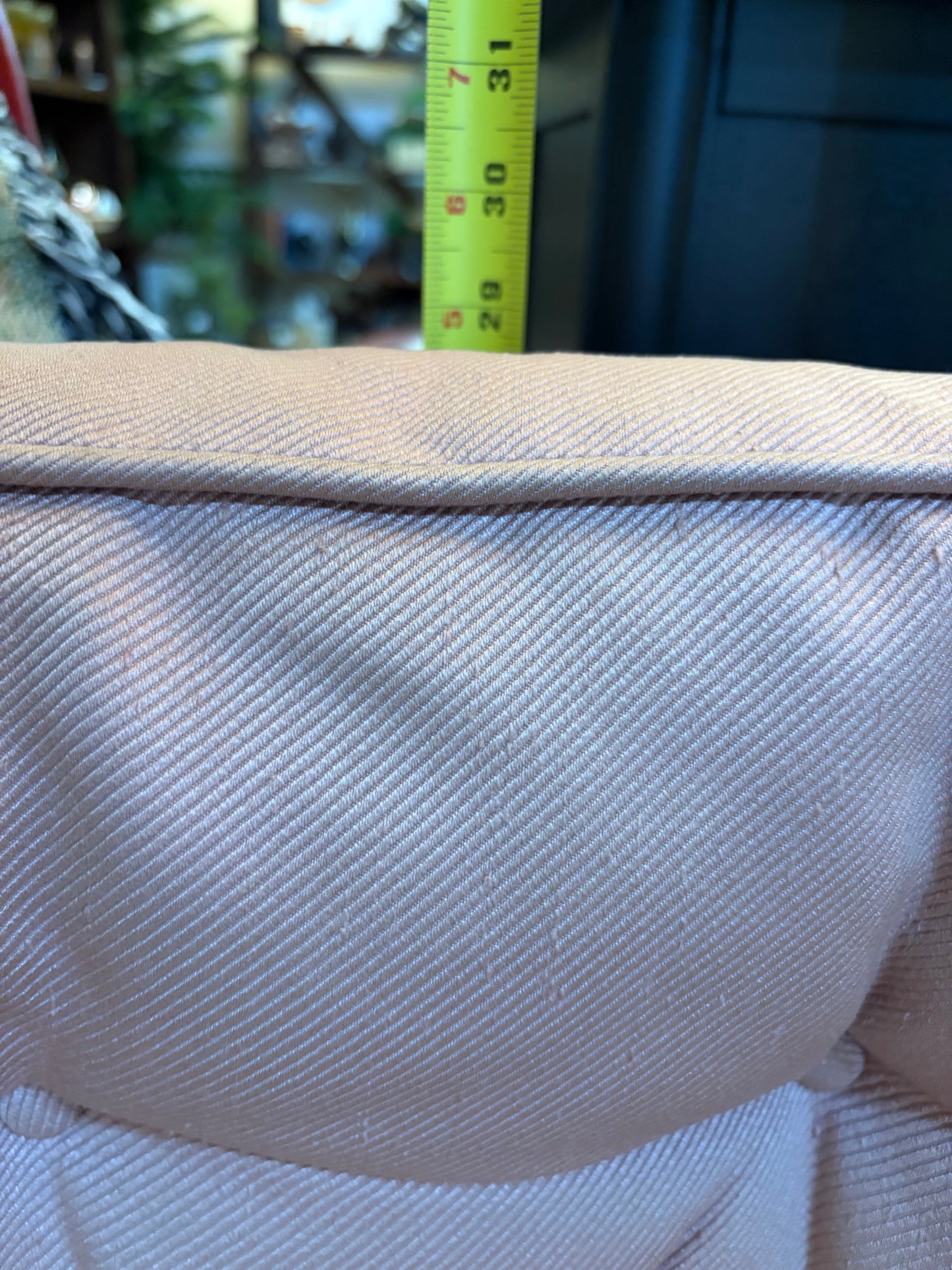 Pink Fabric Cane Chair