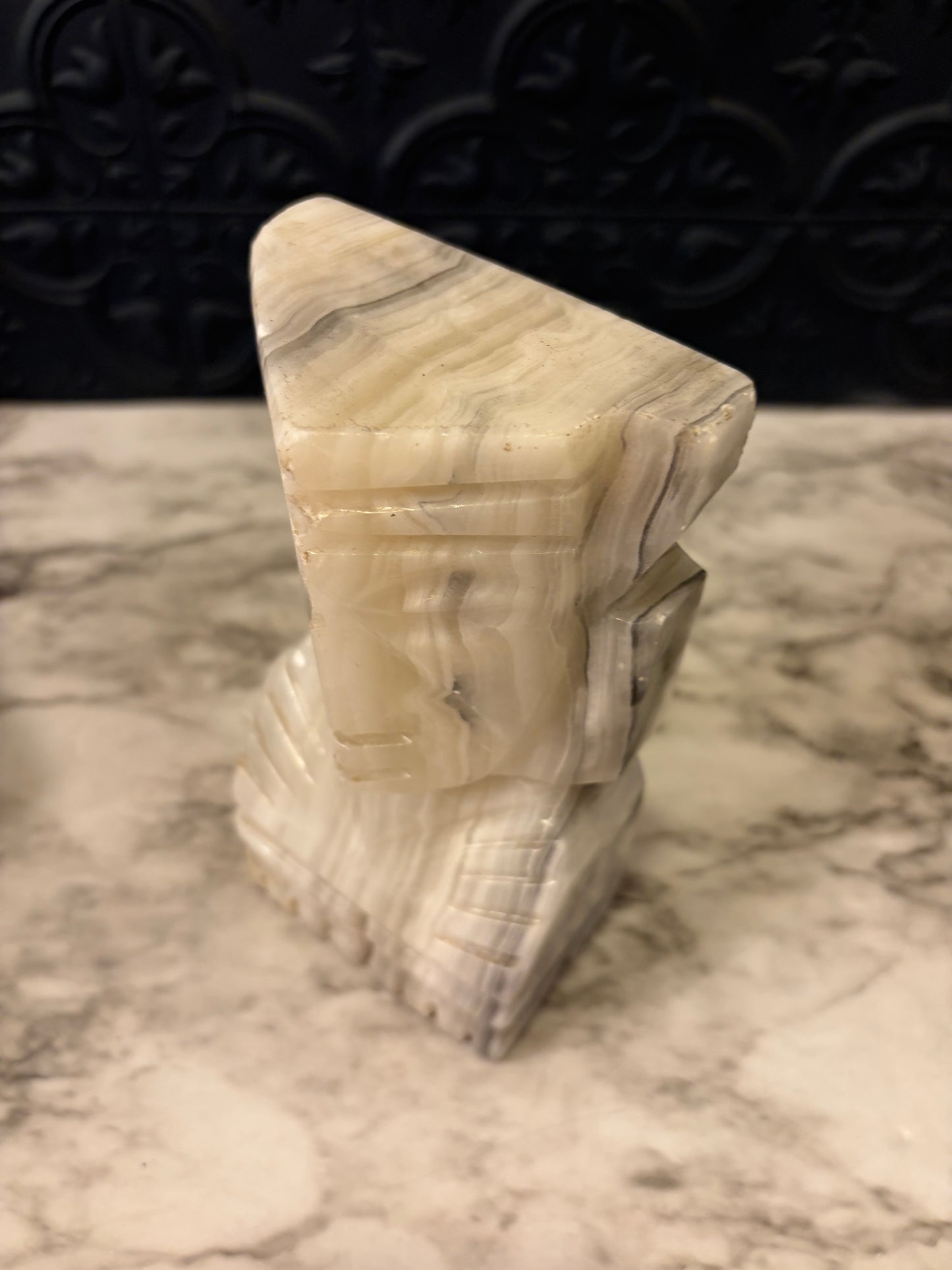 Onyx Tiki Bookend - One
