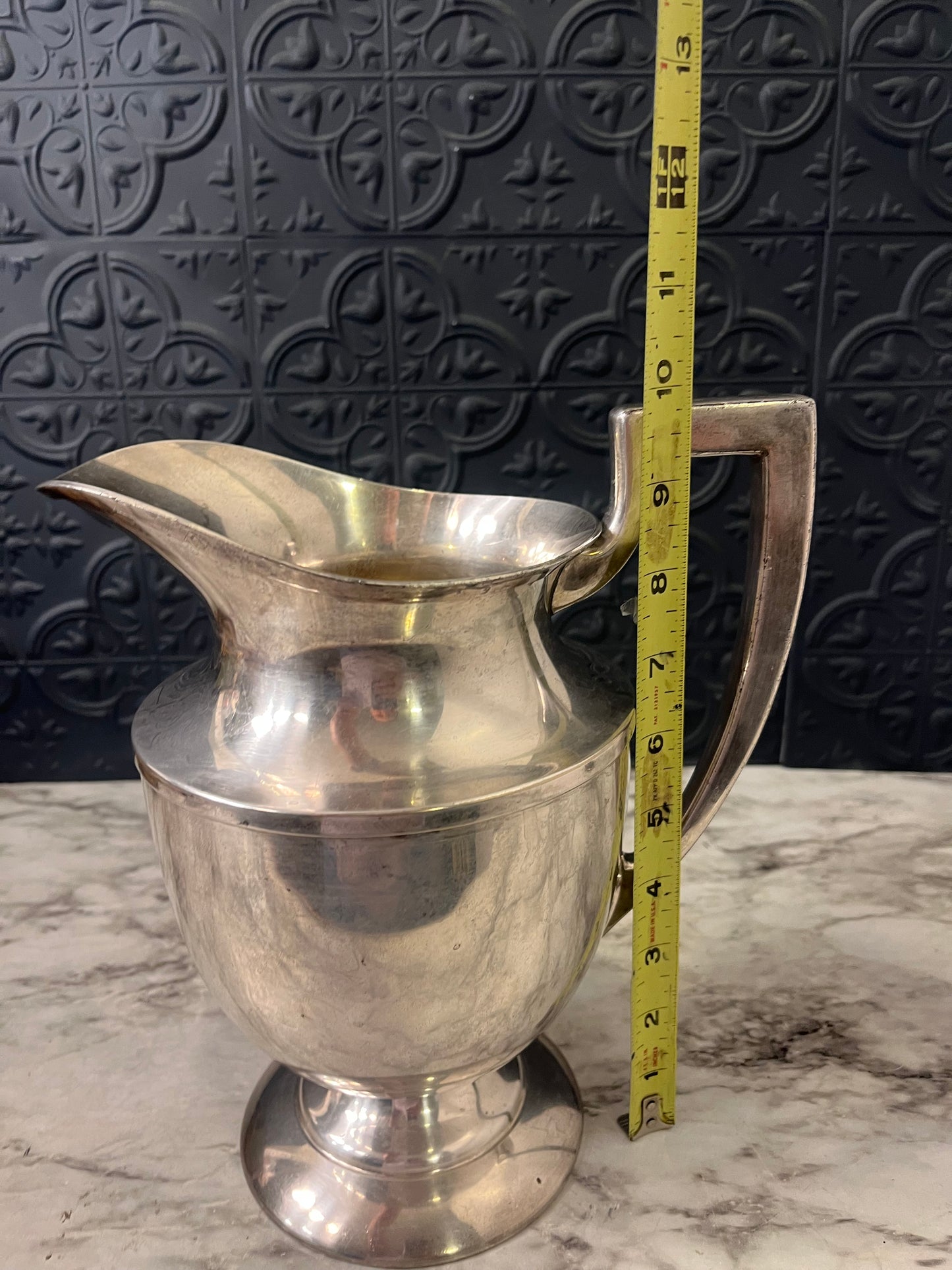 WB Silver Plate Pitcher