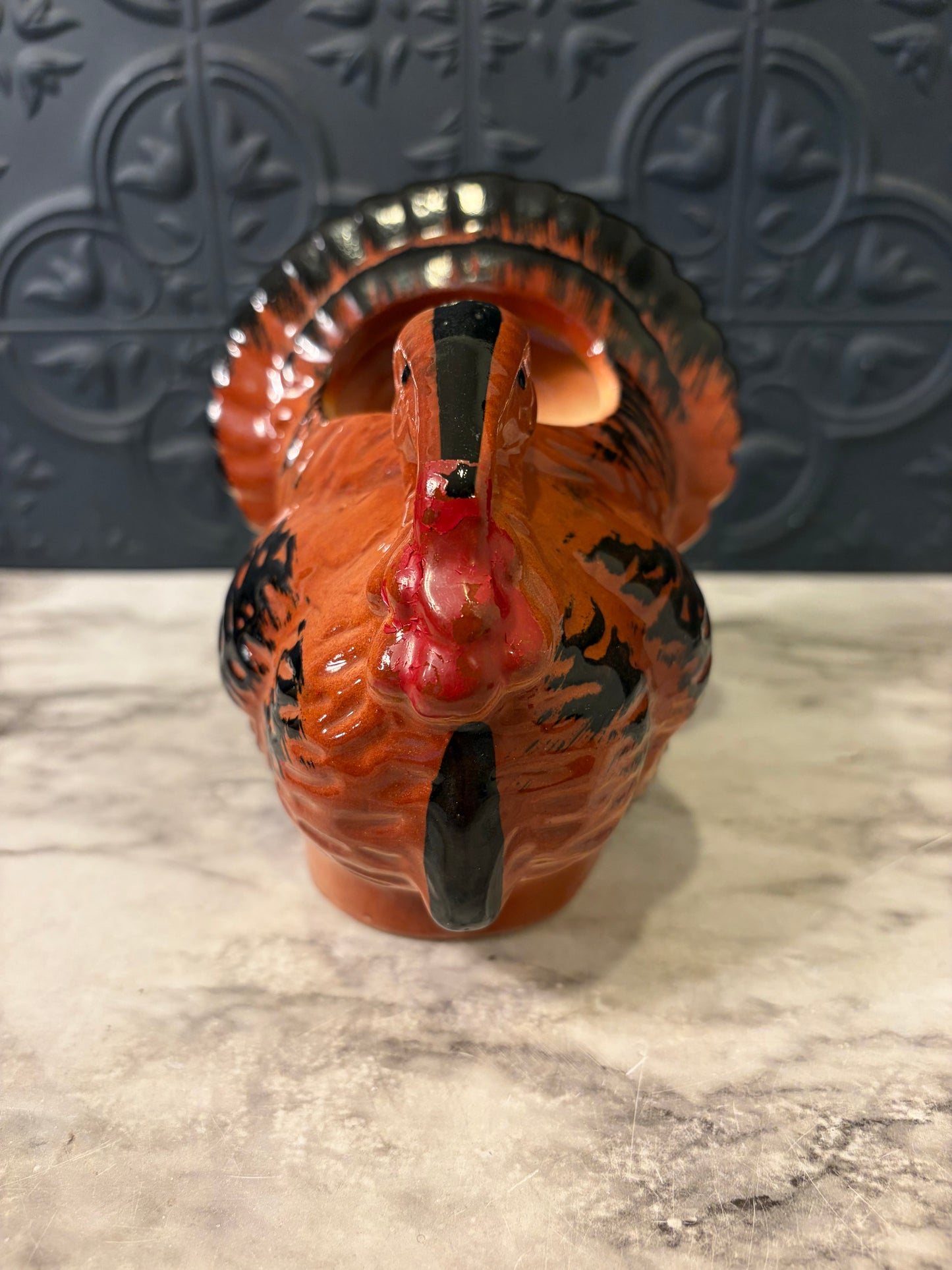 Vintage Ceramic Turkey Planter