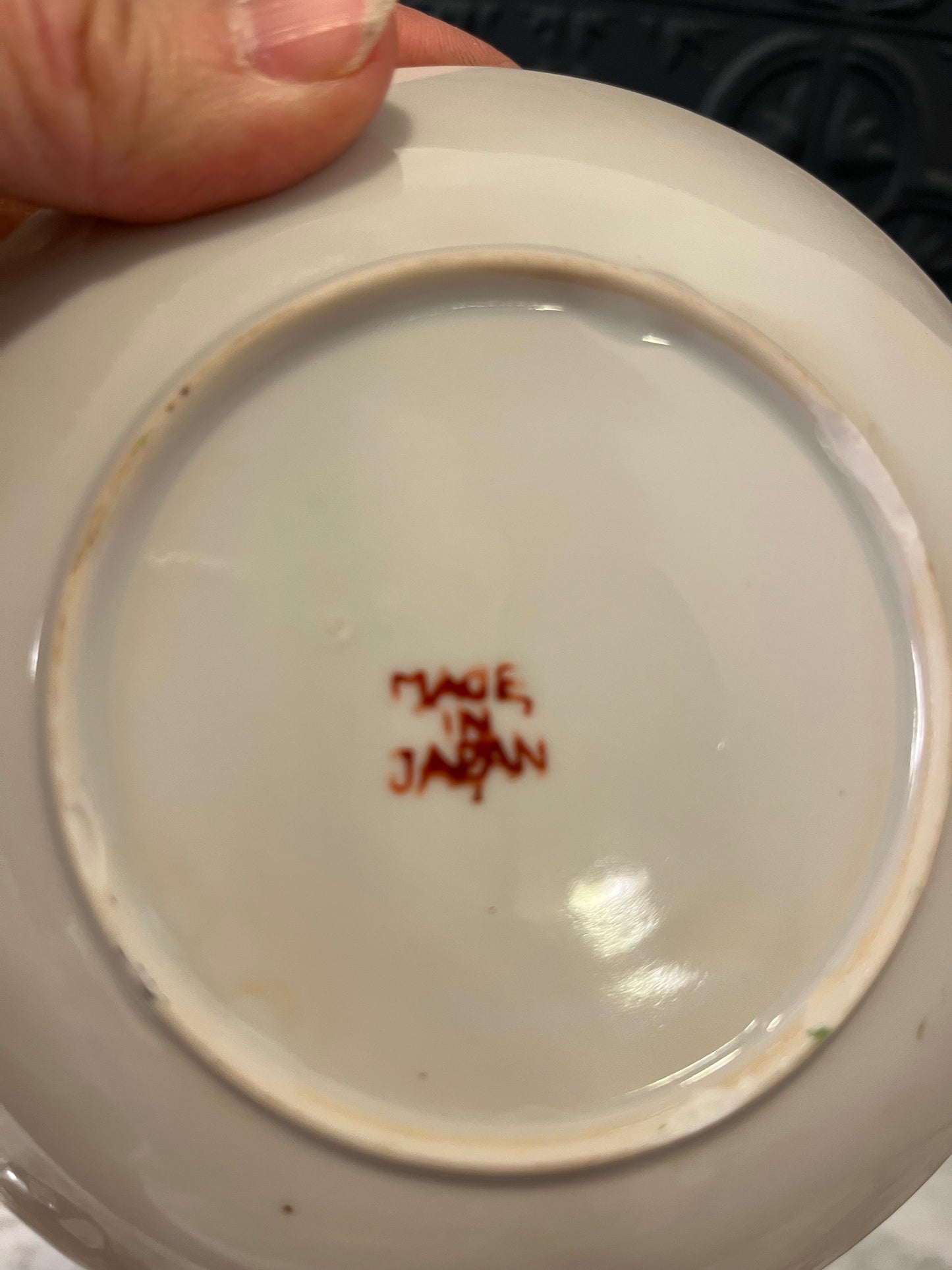 Hand Painted Japanese Plate Geisha Girl