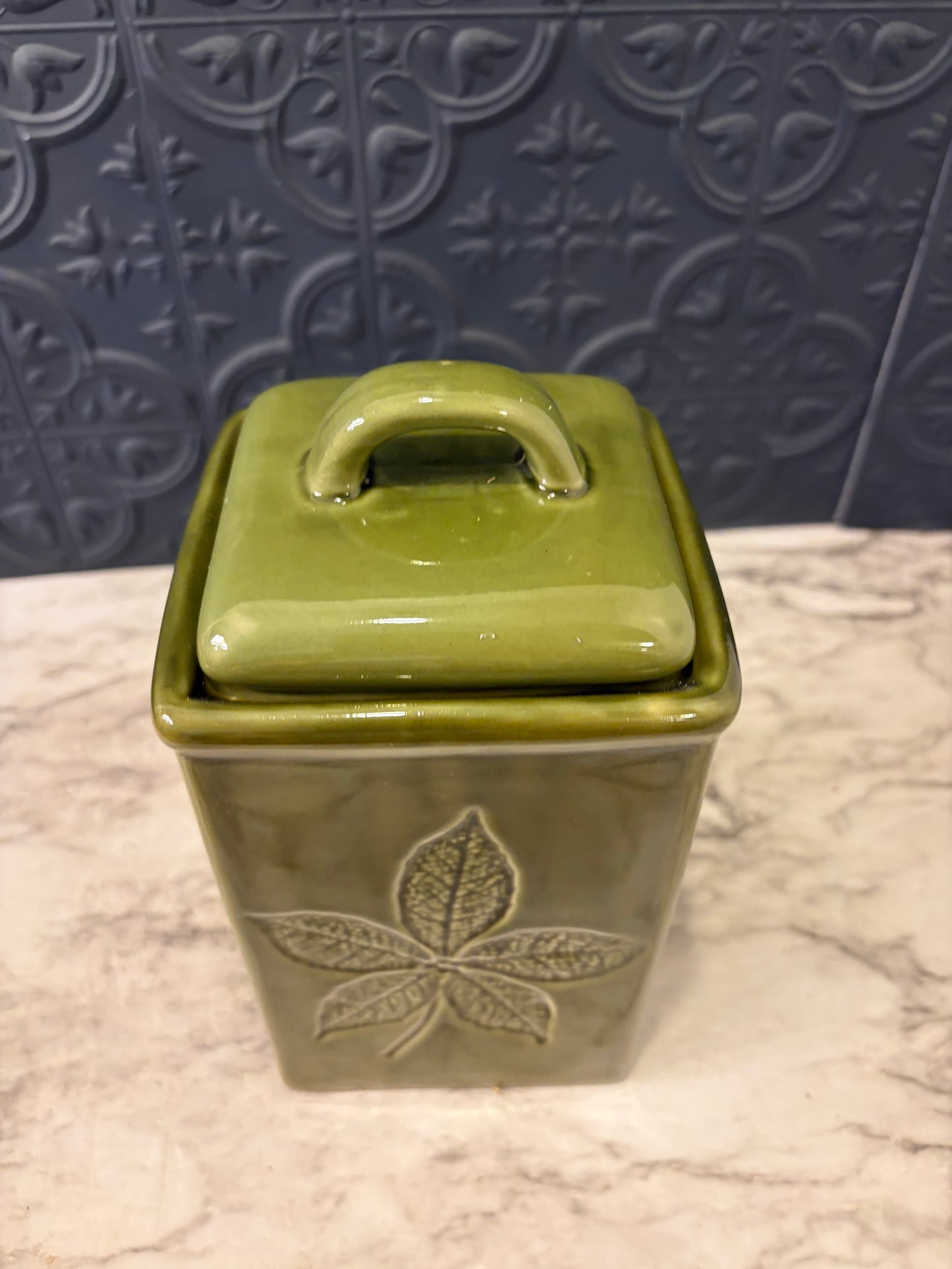 Lillian Vernon Green Canister