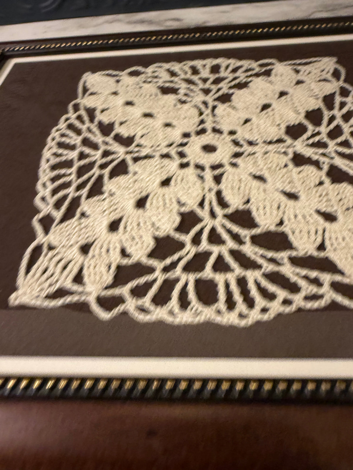 Rectangle Framed Doiley