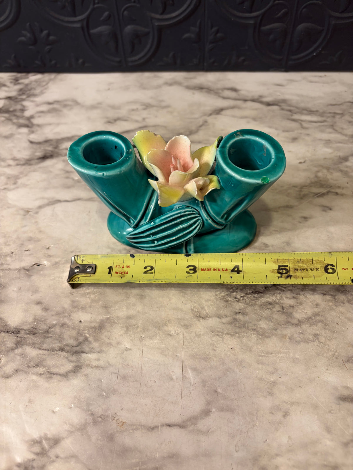 Bamboo and Lotus Candle Holder from Japan