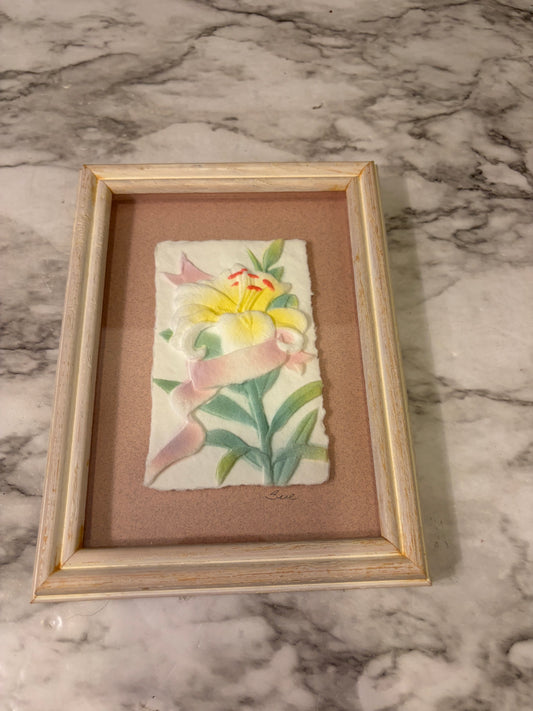 Hand Cast Paper Lily