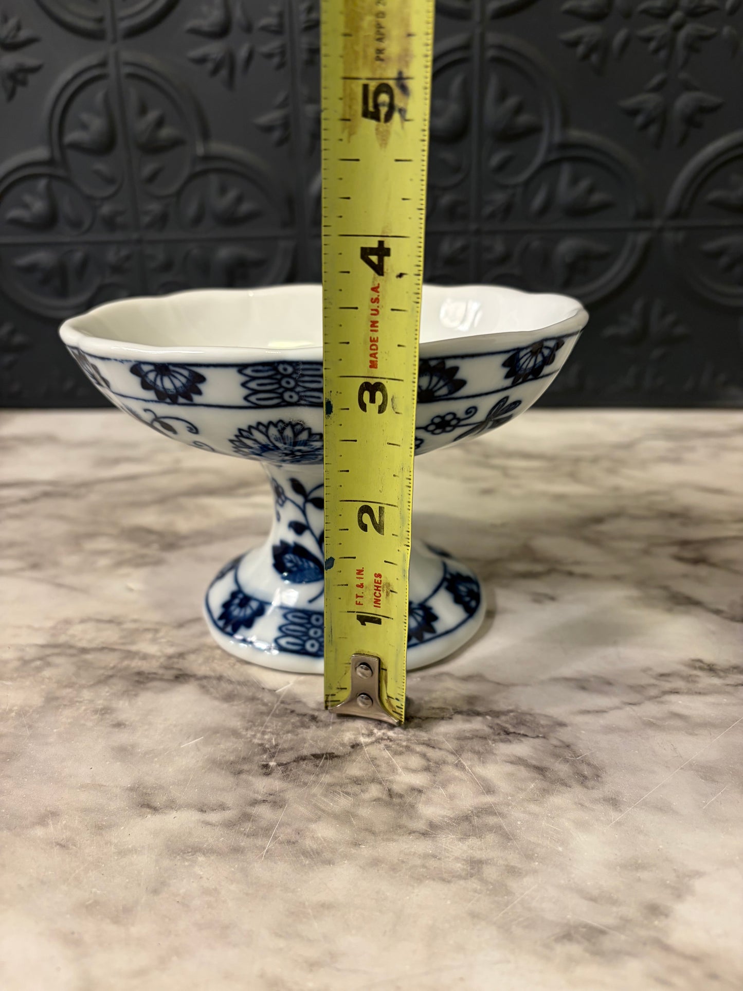 Vienna Woods Blue and White Porcelain soap dish