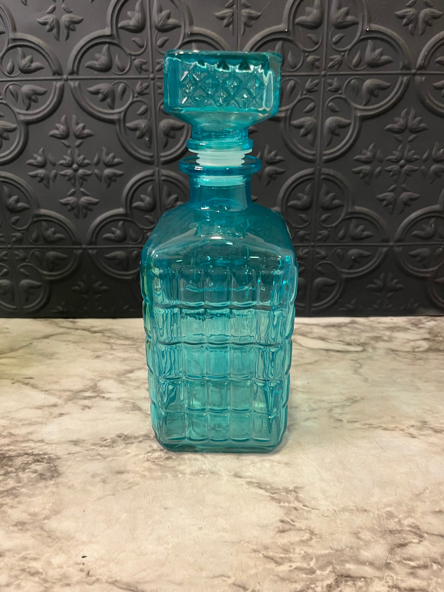 Aqua Glass Decanter