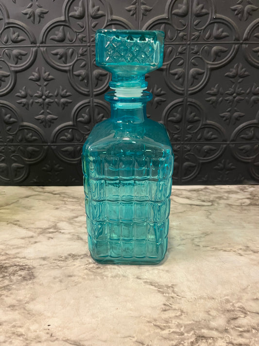Aqua Glass Decanter