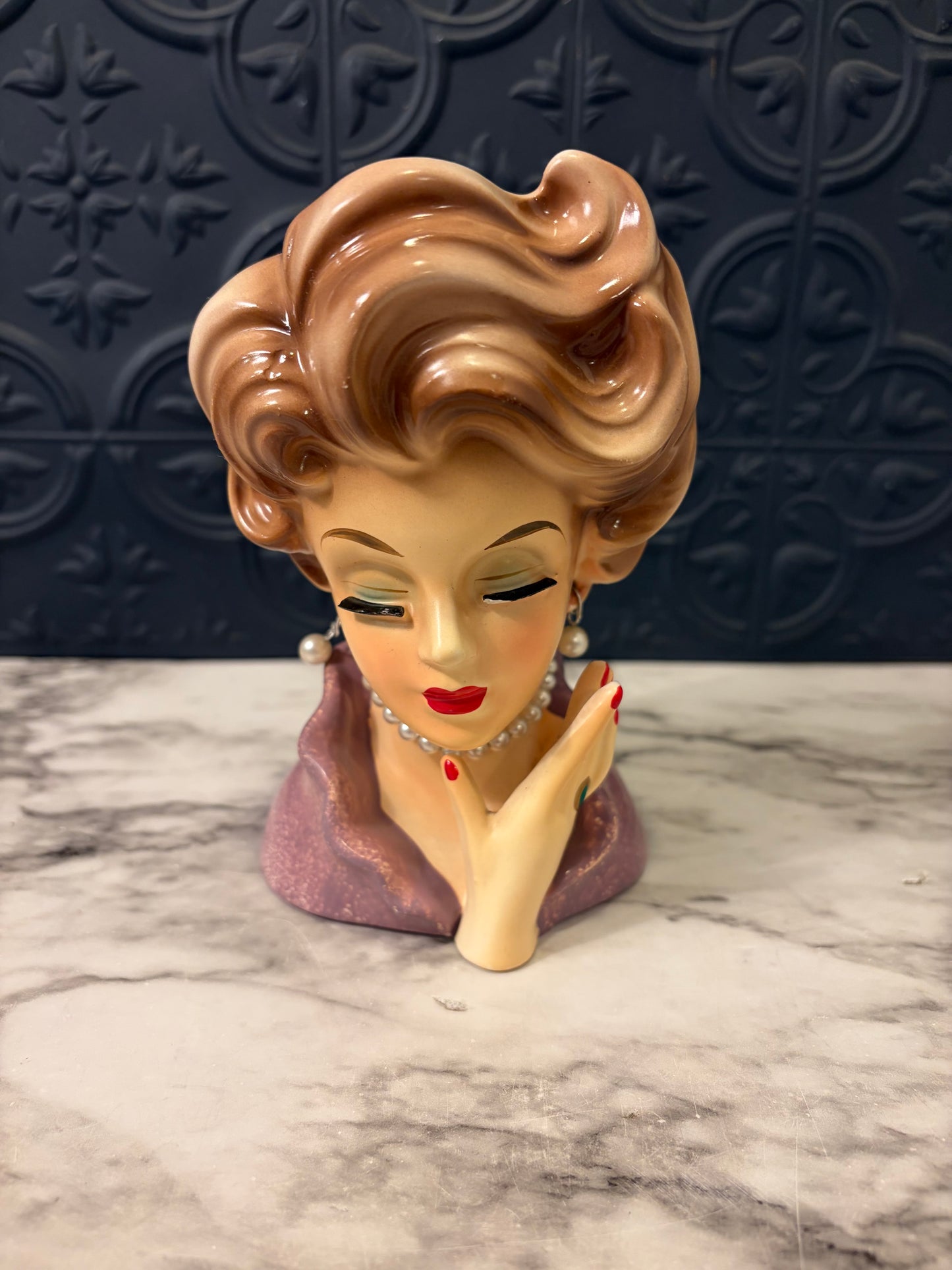 R483 Rubens Lady Head Vase