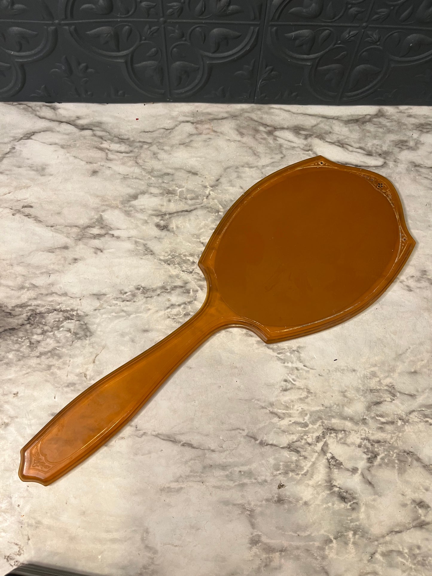 Vintage Celluloid Bakelite hand Mirror